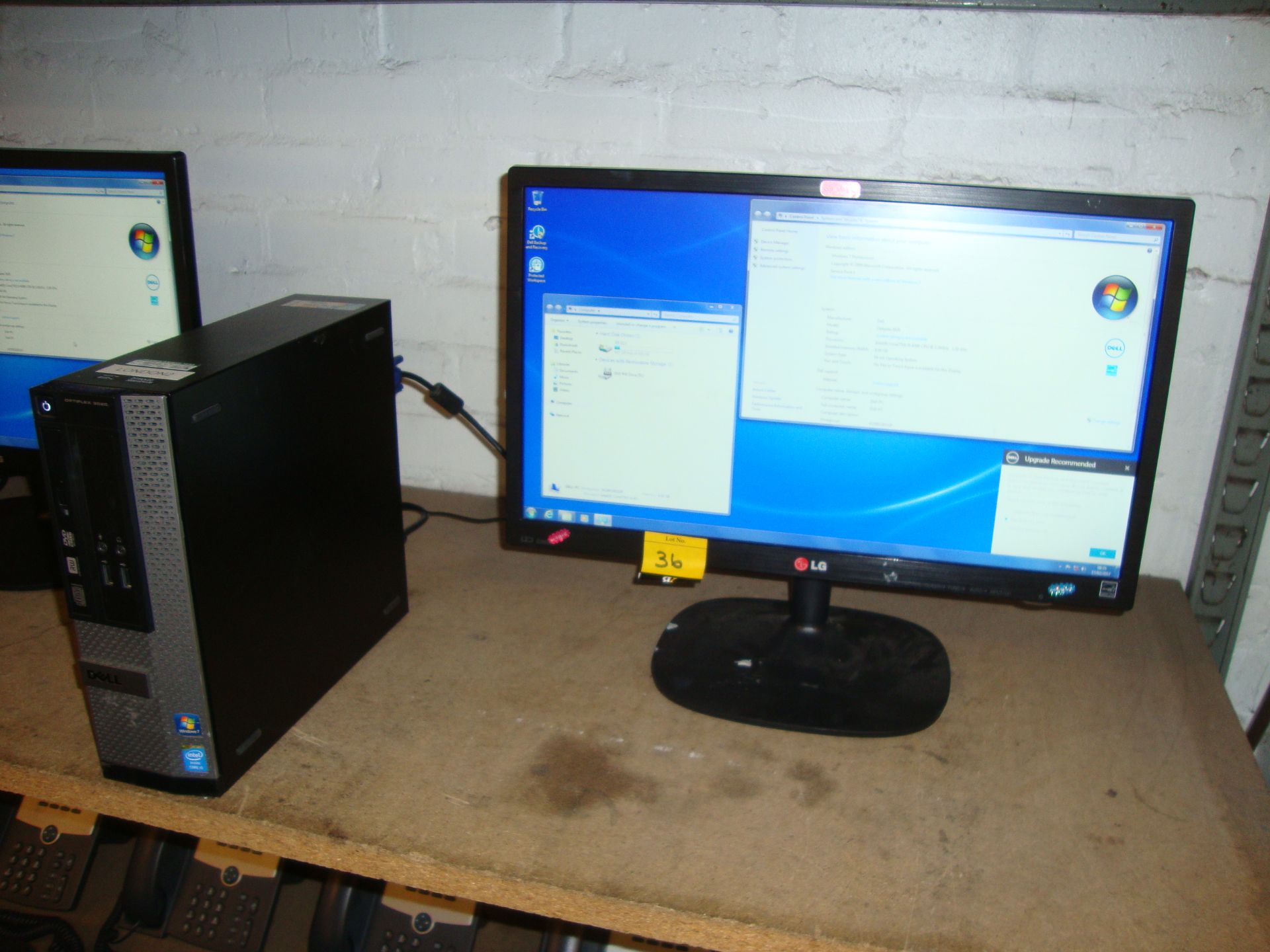 Dell Optiplex 3020 computer with Core i5-4590 processor, 8Gb RAM, 500Gb hard drive + LG 22" Monitor - Image 4 of 7