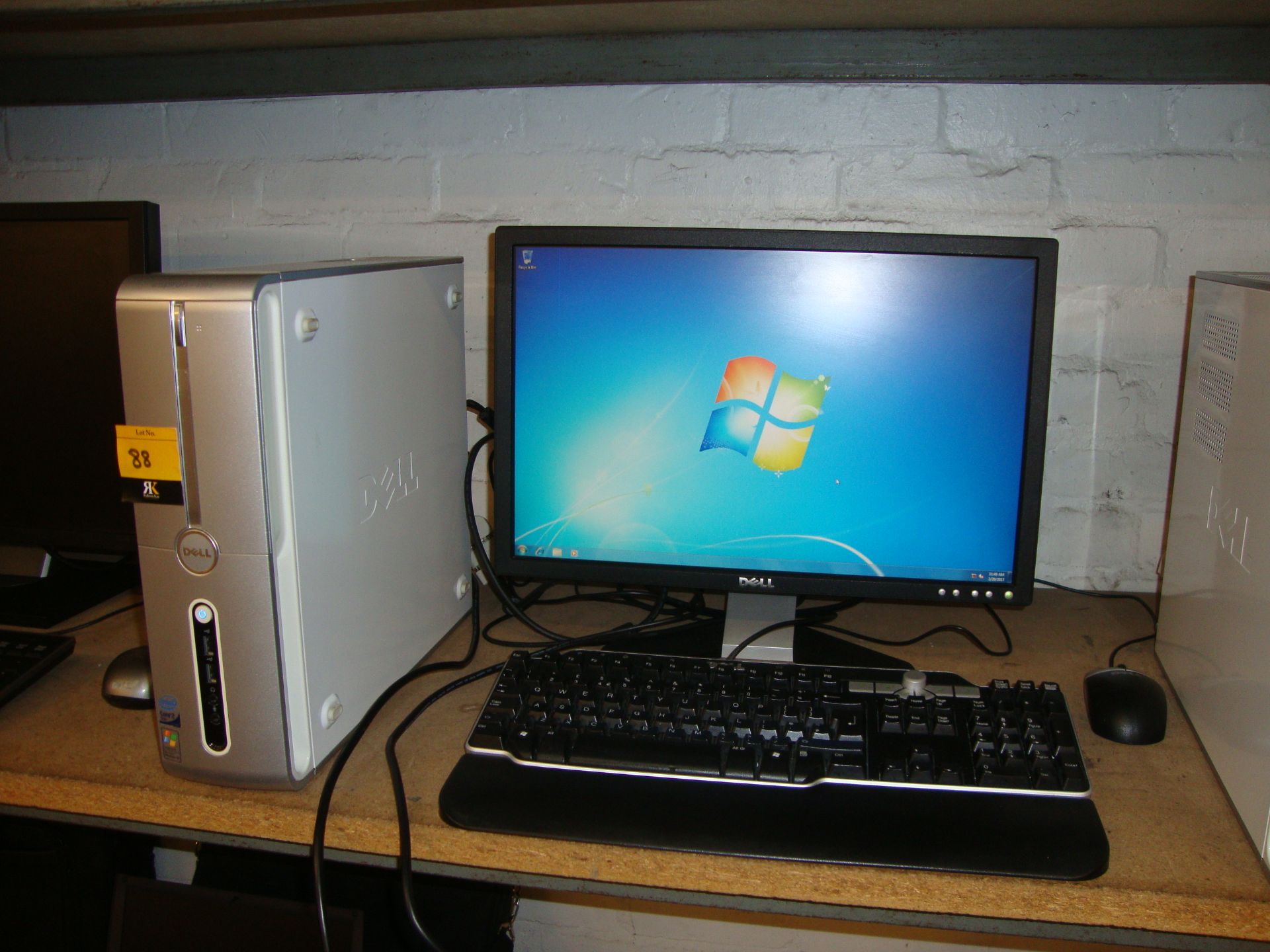 Dell Inspiron 530S Intel Core 2 Duo tower desktop computer including Dell widescreen LCD monitor