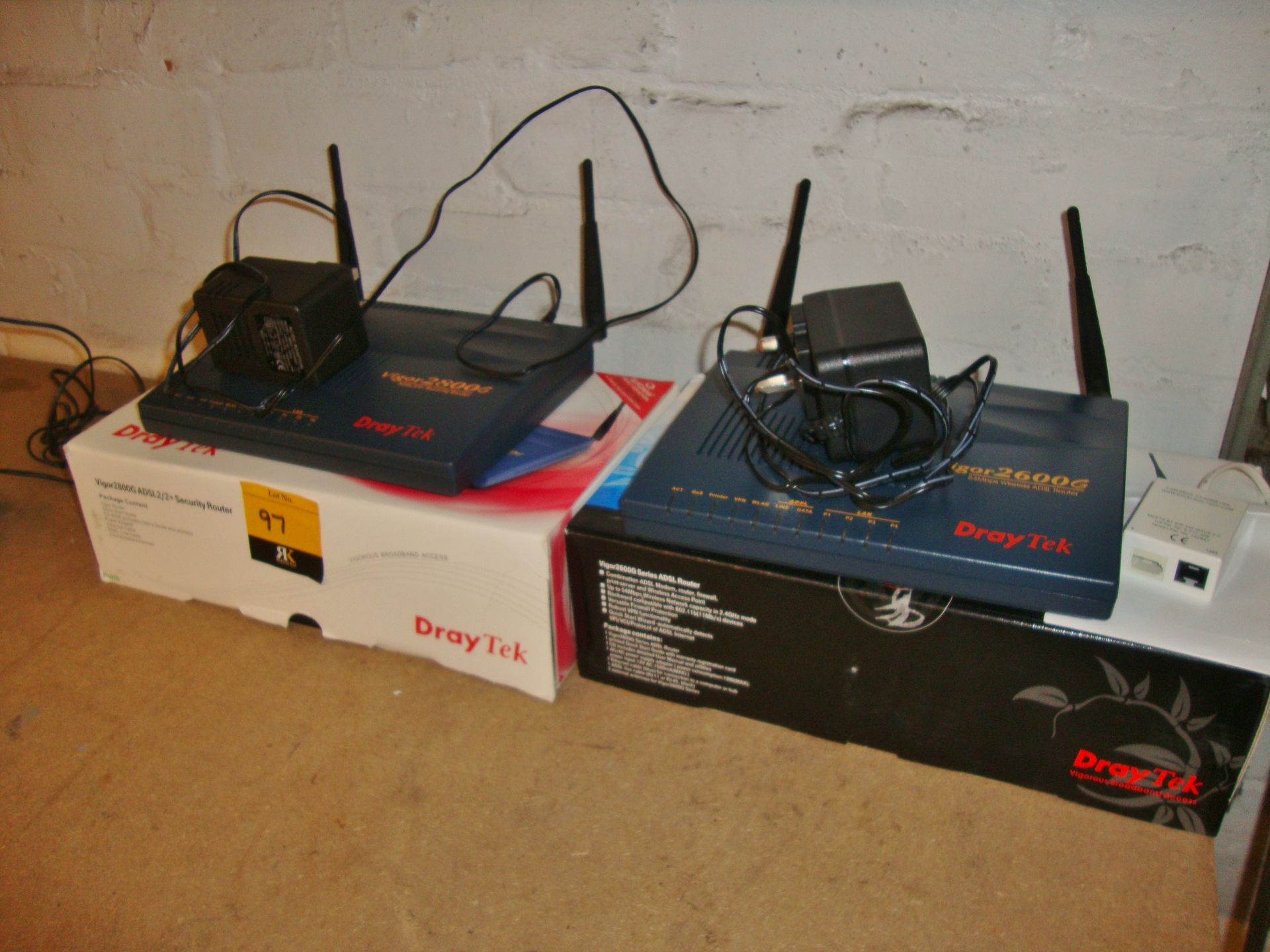 2 off assorted DrayTek routers