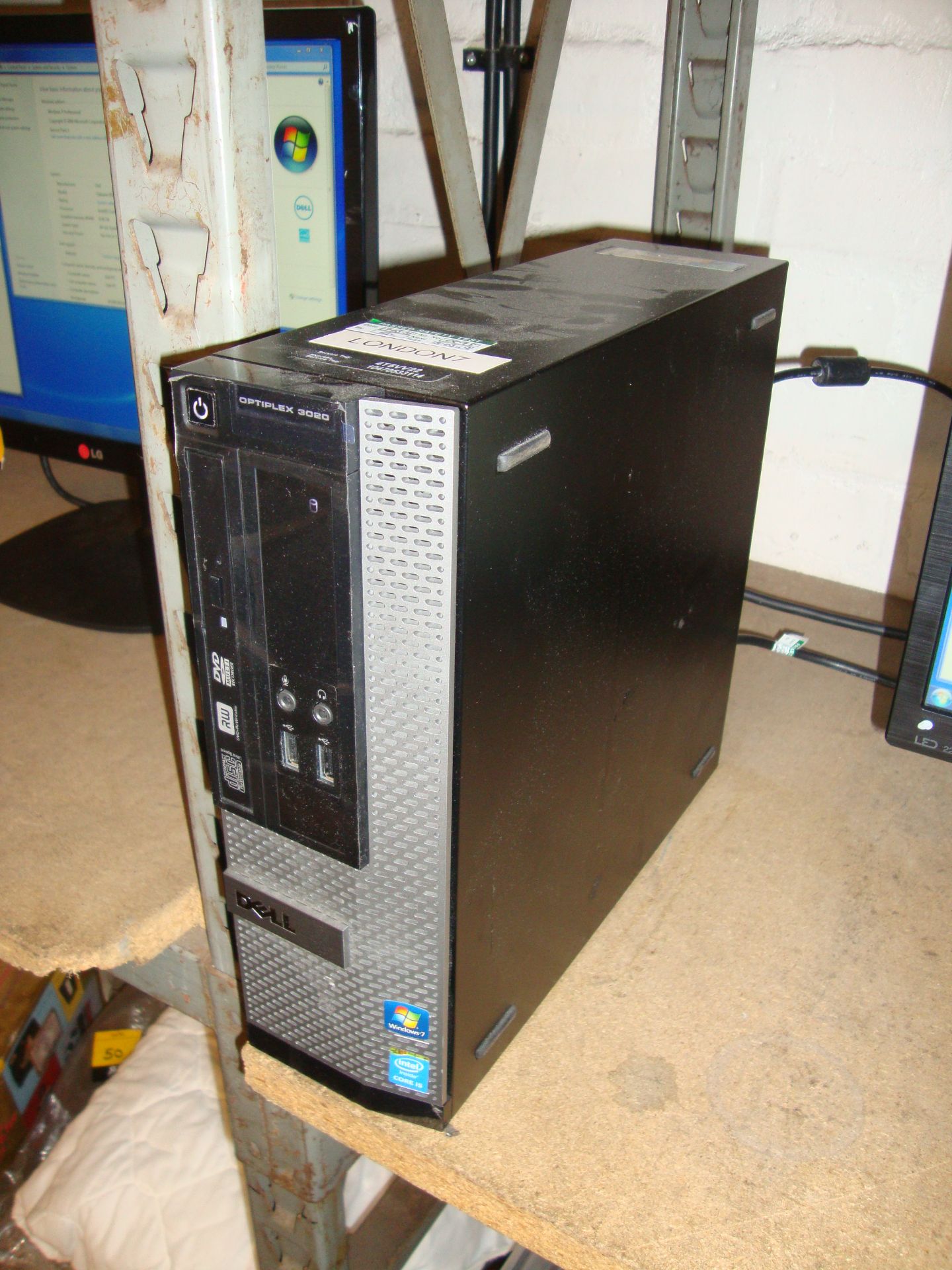 Dell Optiplex 3020 computer with Core i5-4590 processor, 8Gb RAM, 500Gb hard drive + LG 22" Monitor - Image 2 of 7