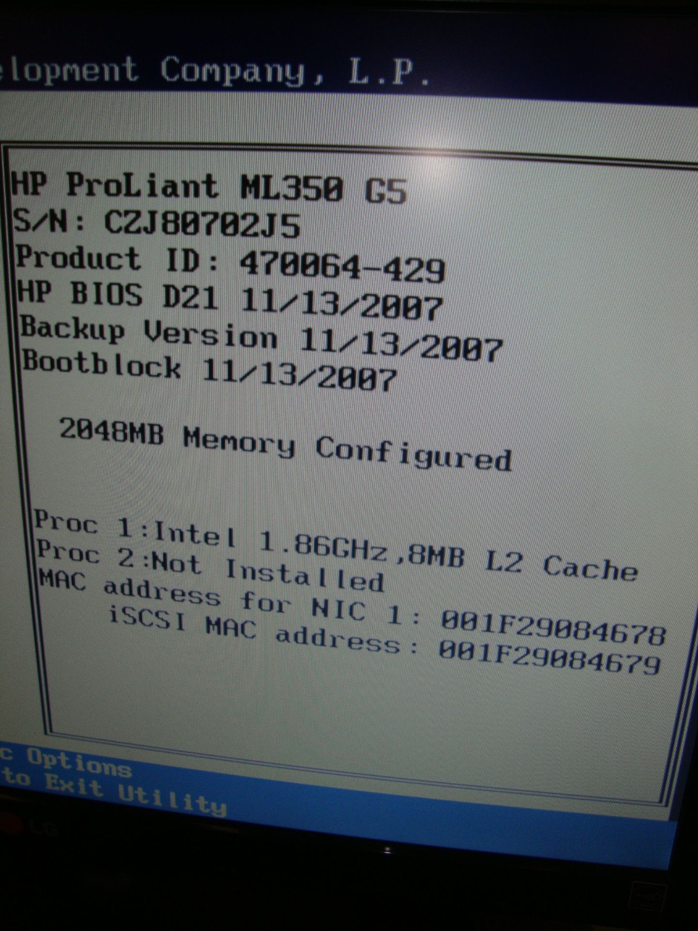 HP Proliant ML350 server including keyboard and mouse - Image 2 of 12