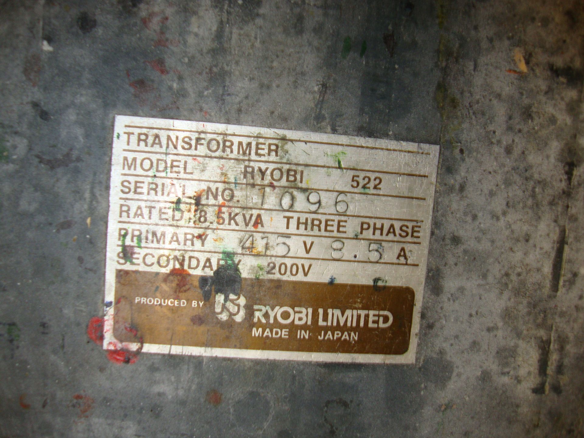 Ryobi 522 2 colour press, serial no. 1096 - Image 11 of 14