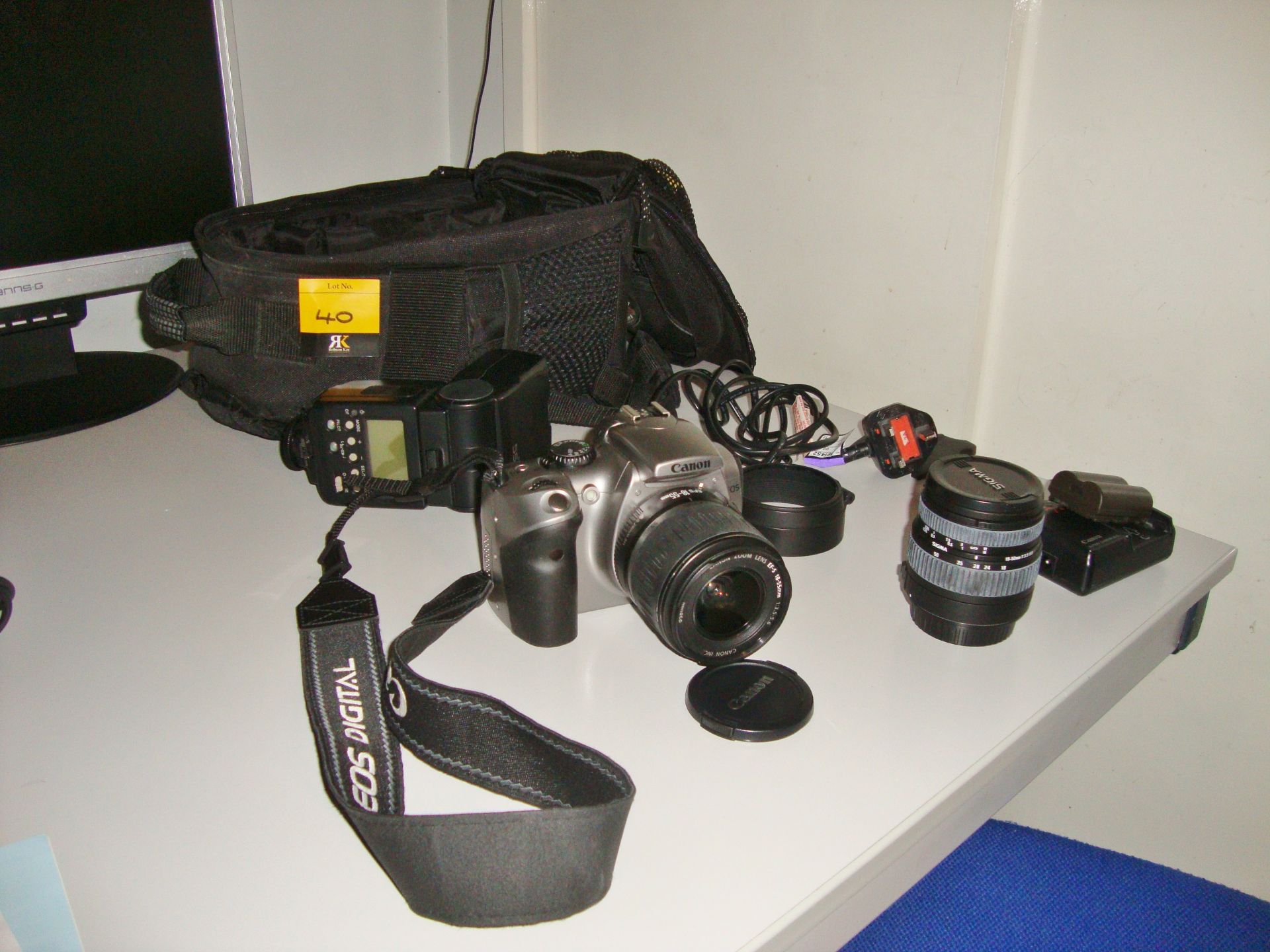 Canon 300D EOS digital SLR camera and lenses