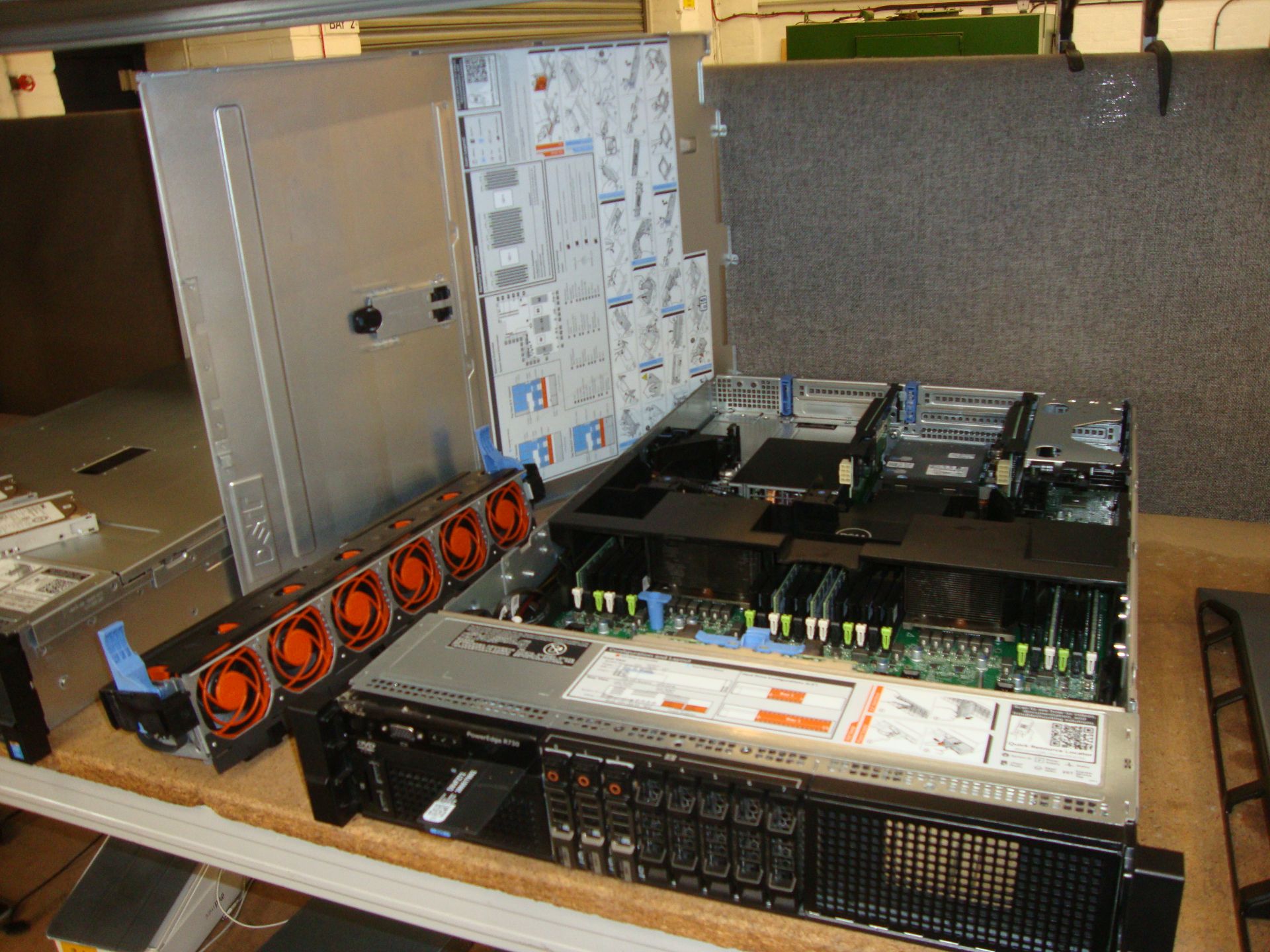 Dell PowerEdge model R730 server with twin Xeon 6 Core E5-2609 V3 1.9 GHz processors, 96Gb RAM, - Image 11 of 13