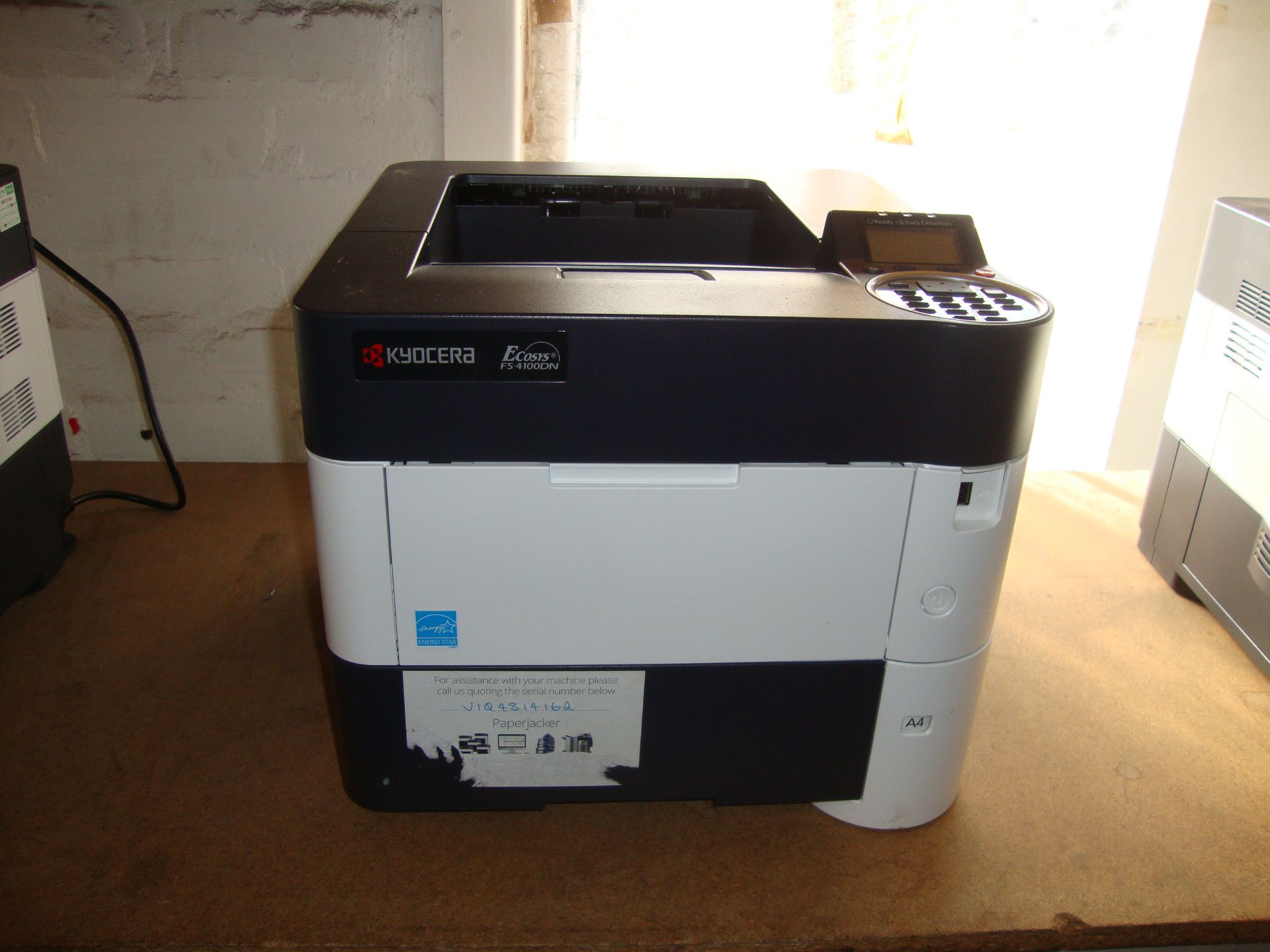 3 off Kyocera model FS-4100DN A4 monolaser printers with up to 1,200 DPI resolution, 45 pages per - Image 3 of 5