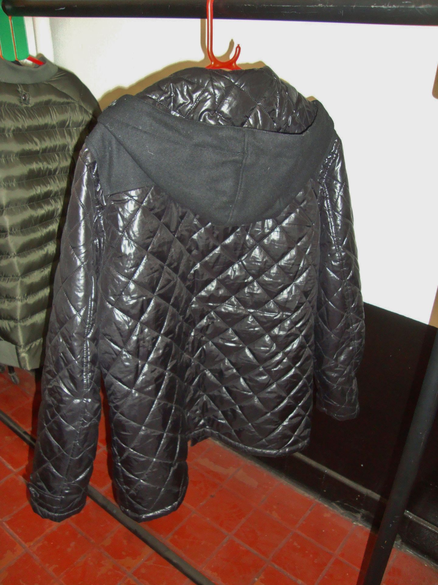 1 off Nickelson black hooded coat size XL - Image 2 of 3