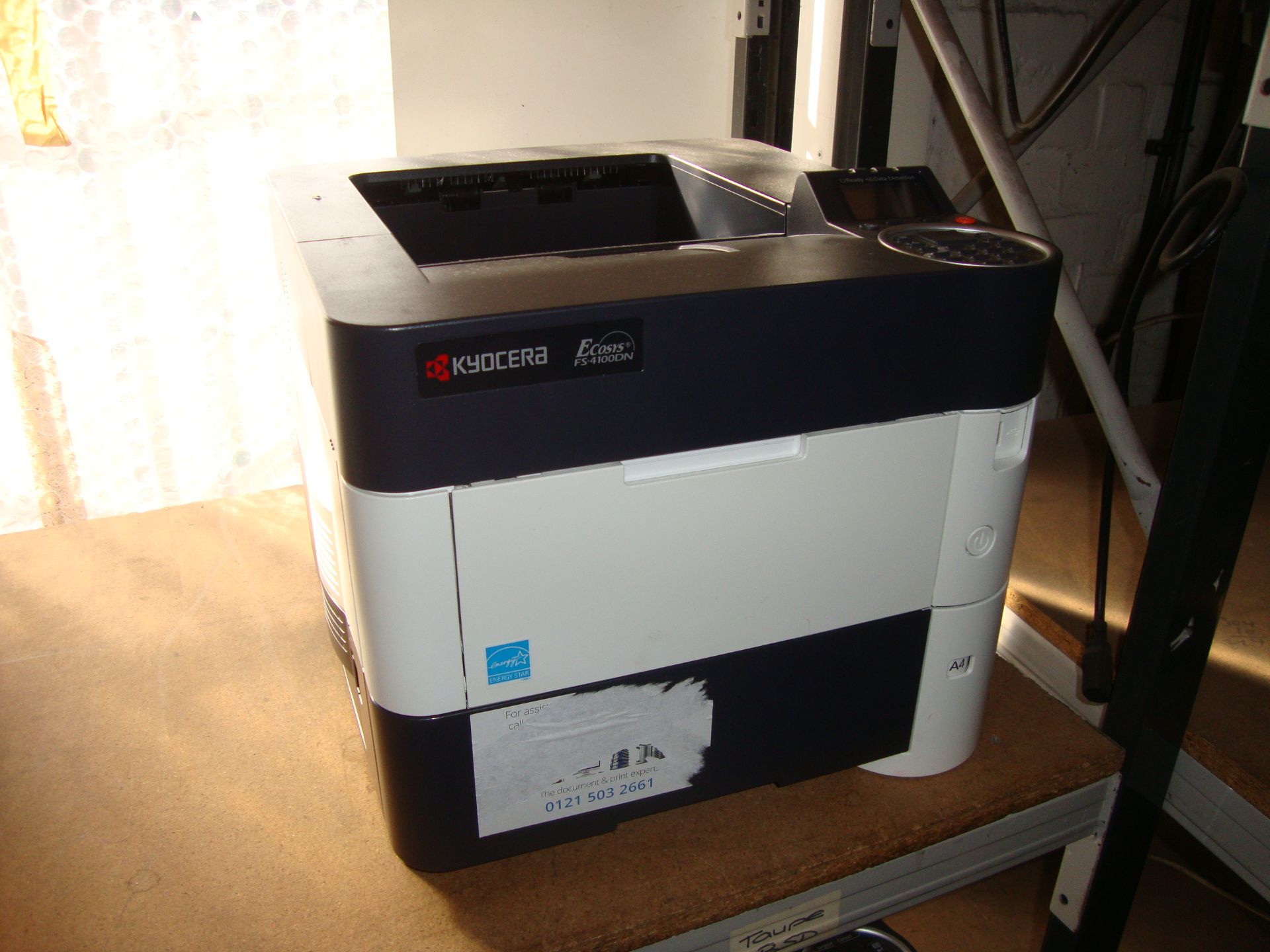 3 off Kyocera model FS-4100DN A4 monolaser printers with up to 1,200 DPI resolution, 45 pages per - Image 4 of 5