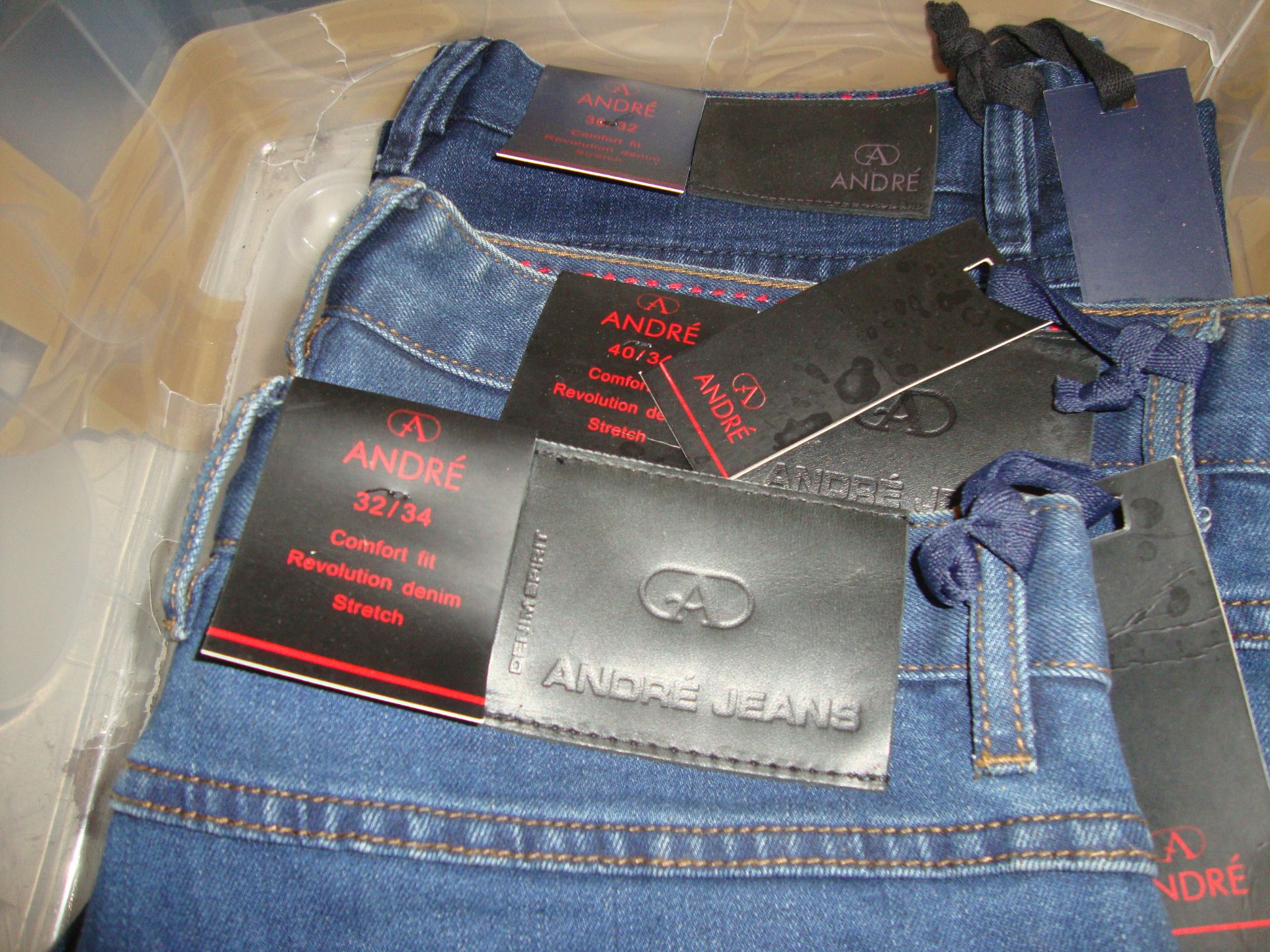 6 pairs of André jeans in assorted sizes - Image 4 of 4