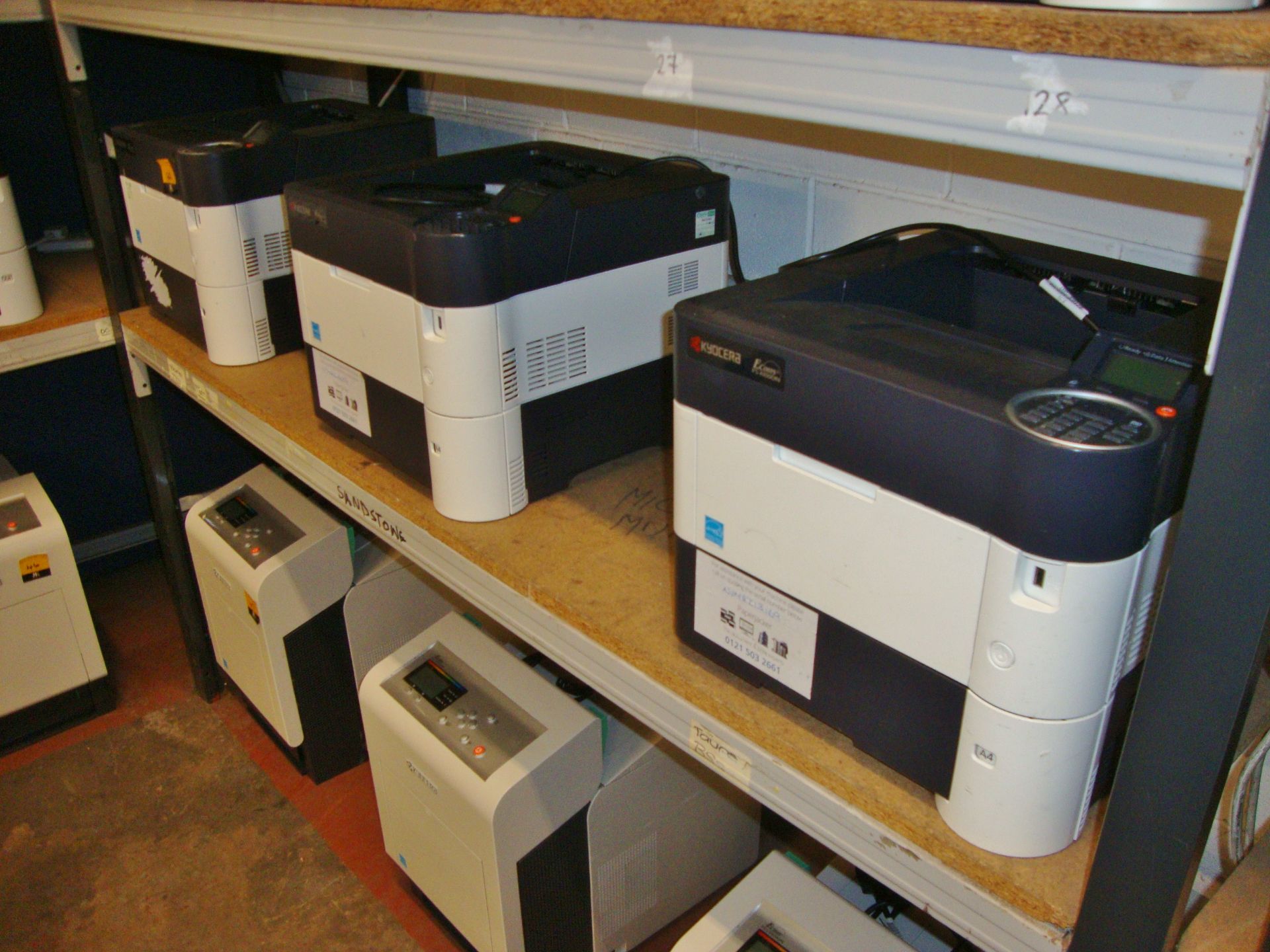 3 off Kyocera model FS-4100DN A4 monolaser printers with up to 1,200 DPI resolution, 45 pages per - Image 5 of 5