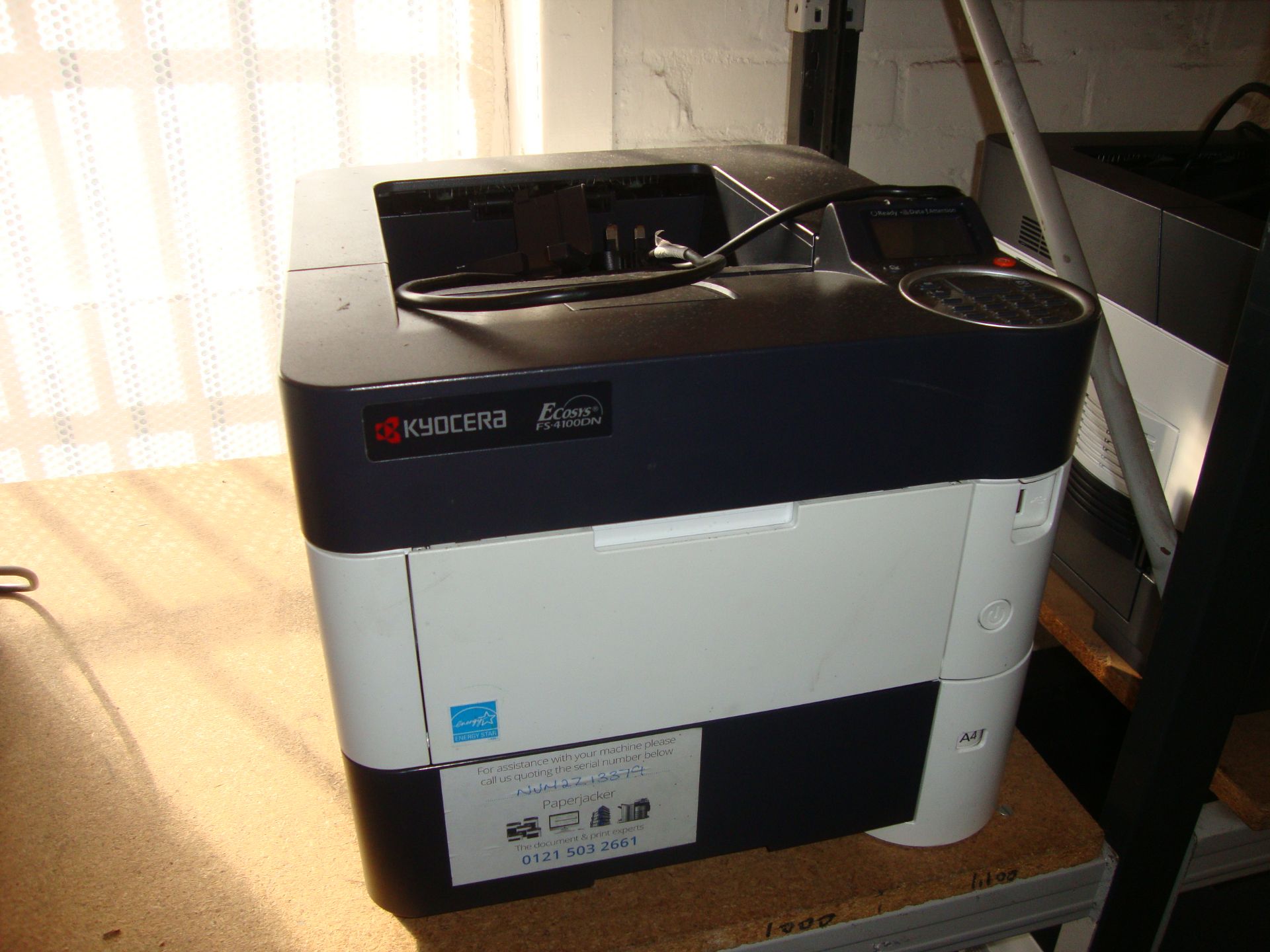 3 off Kyocera model FS-4100DN A4 monolaser printers with up to 1,200 DPI resolution, 45 pages per - Image 4 of 5