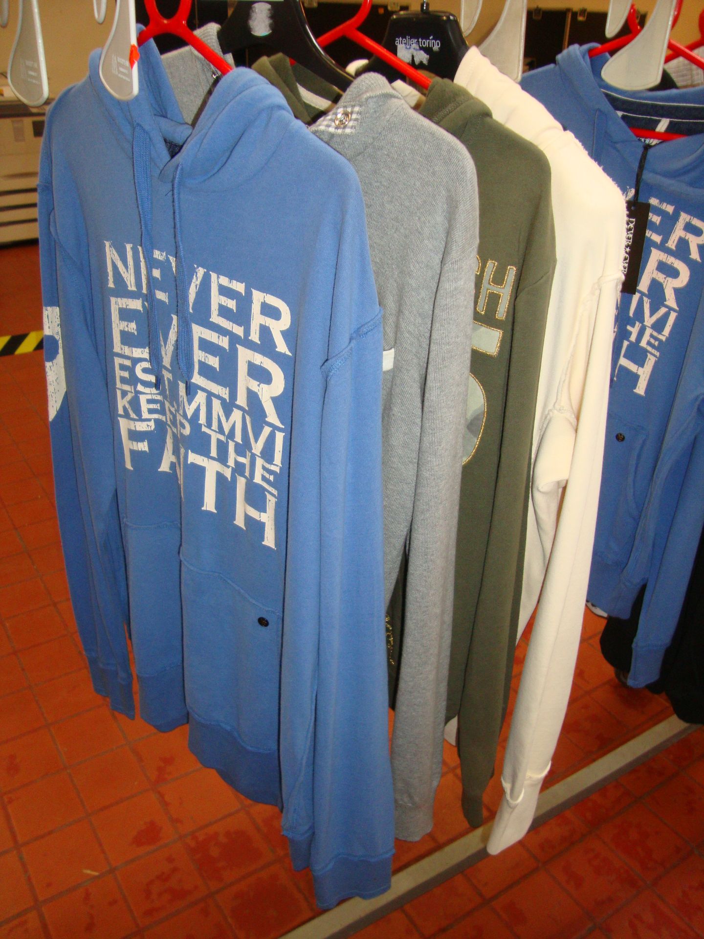 4 off assorted hooded tops by Never Ever, Jack & Jones and others