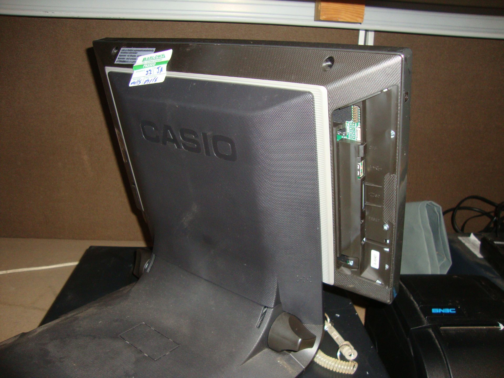 Casio model V-R7000-BD touchscreen EPOS system including cash drawer and SNBC receipt printer with - Bild 8 aus 13