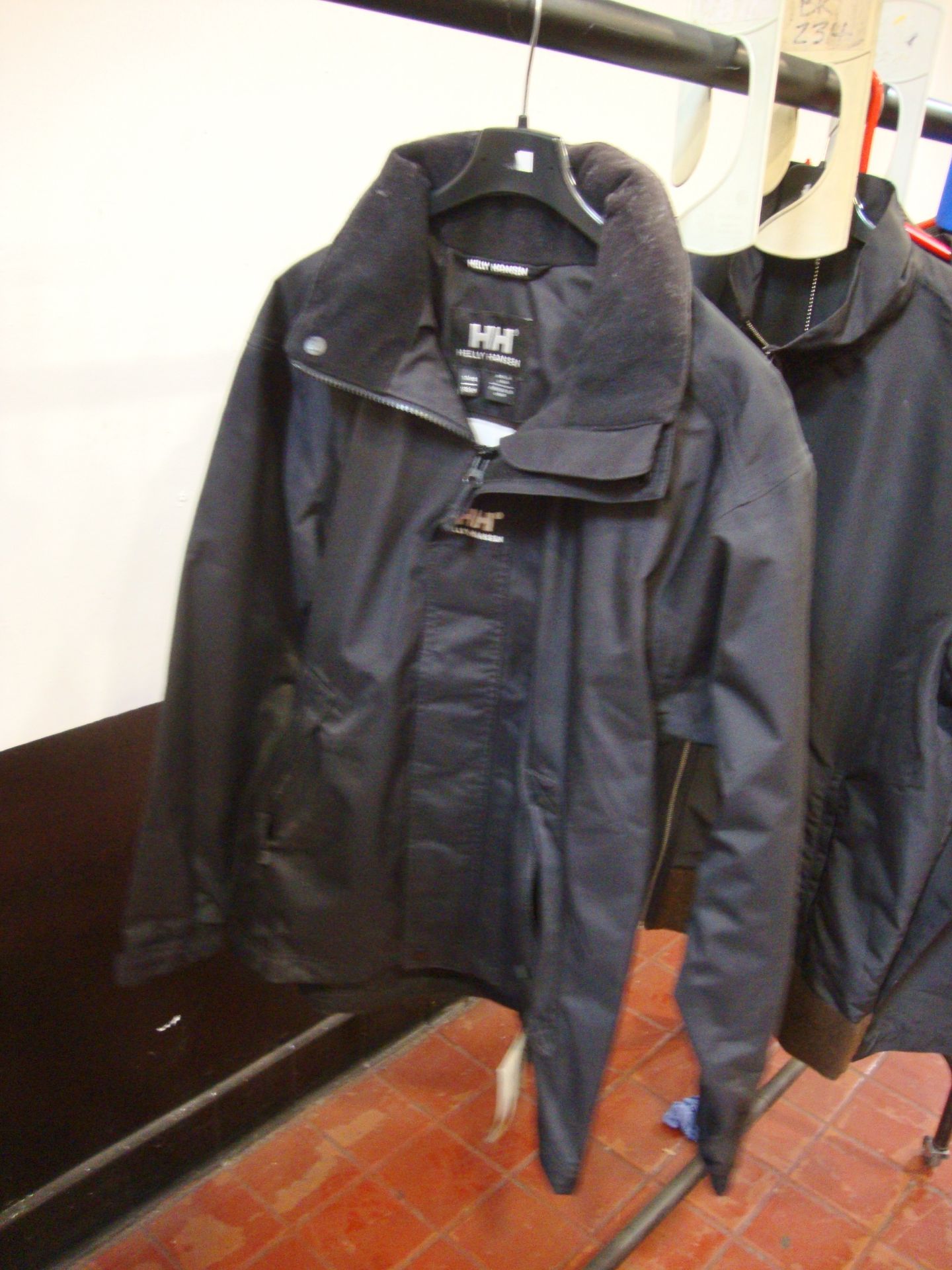 3 off Helly Hansen black waterproof jackets - childrens sizes (NV) - Image 4 of 5