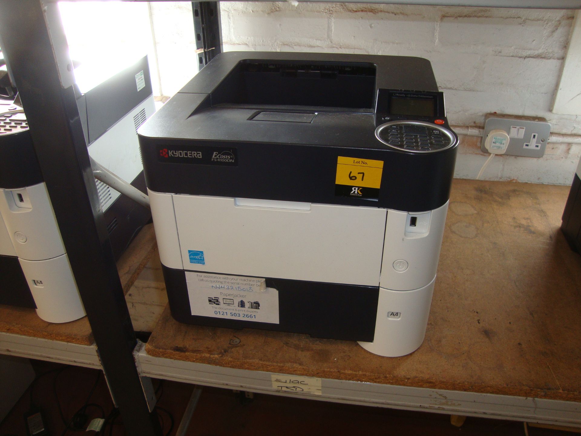 3 off Kyocera model FS-4100DN A4 monolaser printers with up to 1,200 DPI resolution, 45 pages per - Image 2 of 5