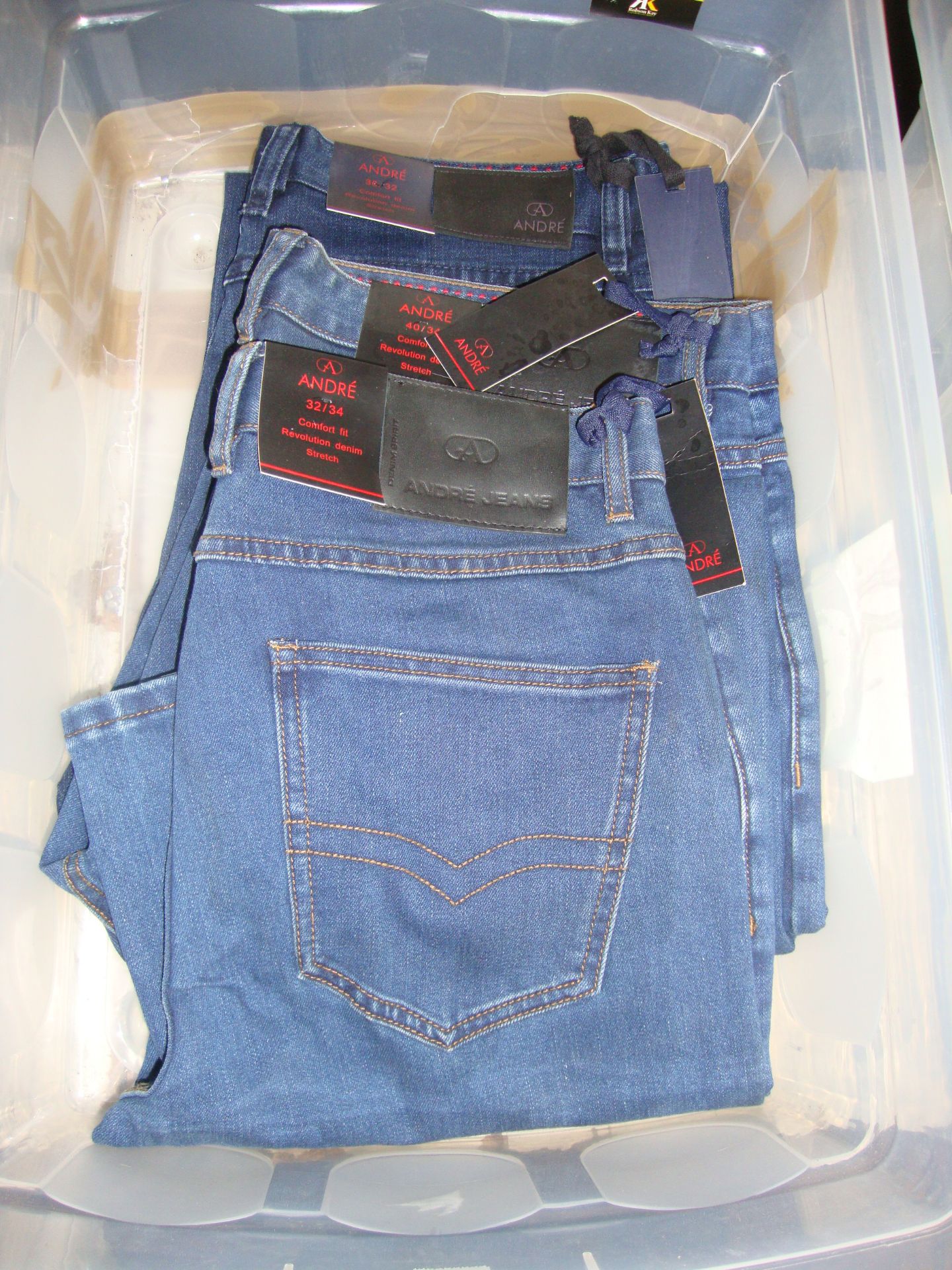 6 pairs of André jeans in assorted sizes - Image 2 of 4