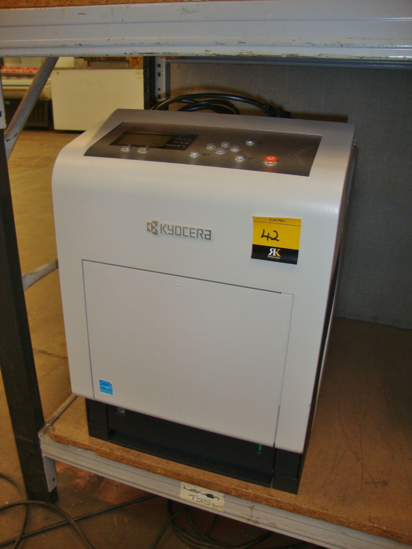 Kyocera model FS-C5400DN 35 page per minute colour laser printer. Up to 9,600 DPI printing quality - Bild 5 aus 5