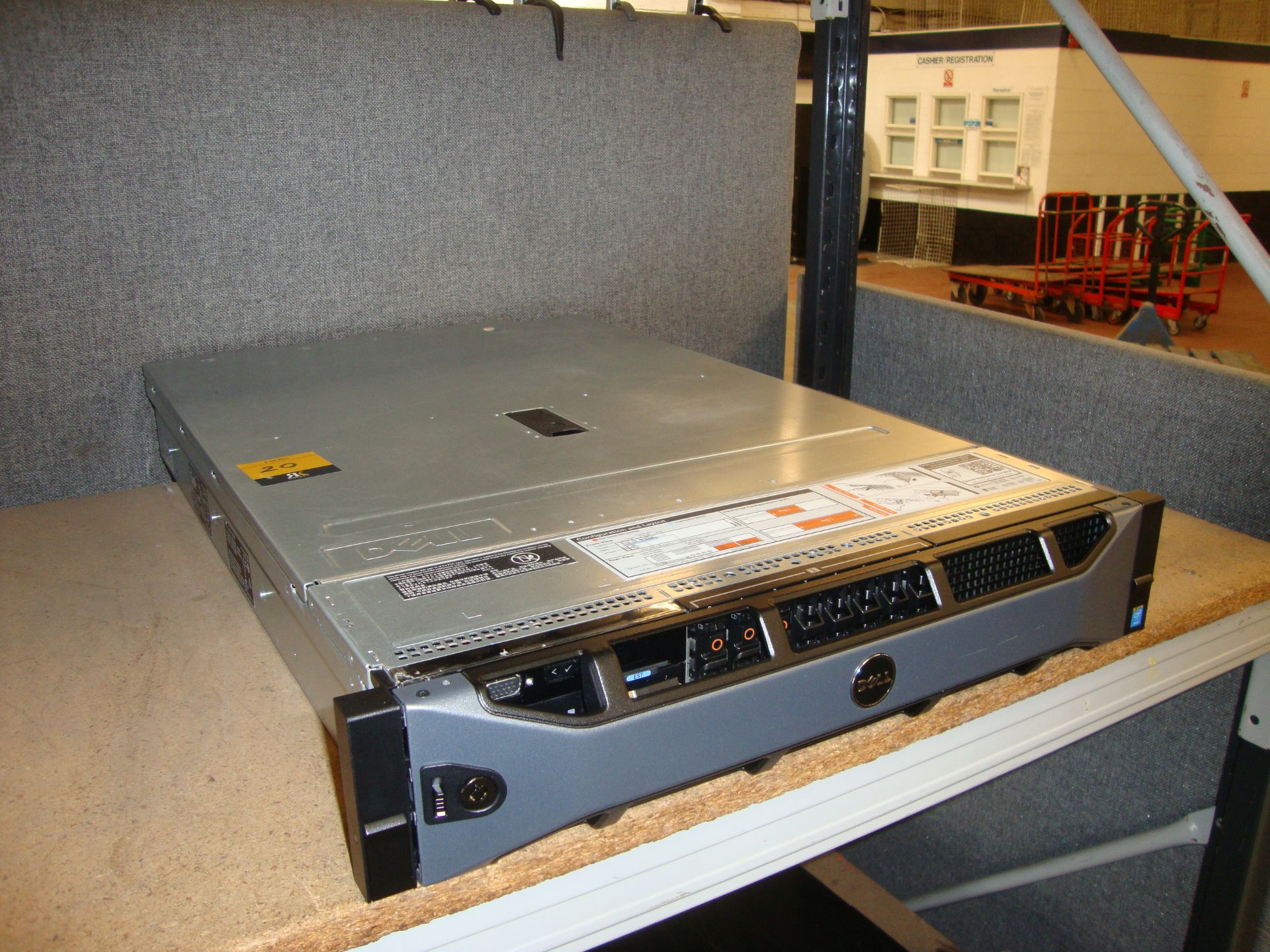 Dell PowerEdge model R730 server with twin Xeon 6 Core E5-2609 V3 1.9 GHz processors, 96Gb RAM,