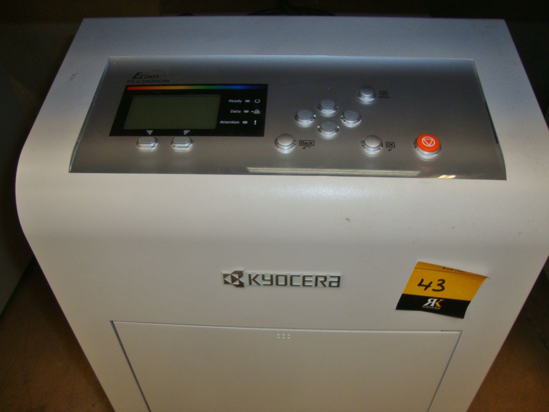 Kyocera model FS-C5400DN 35 page per minute colour laser printer. Up to 9,600 DPI printing quality - Image 3 of 3