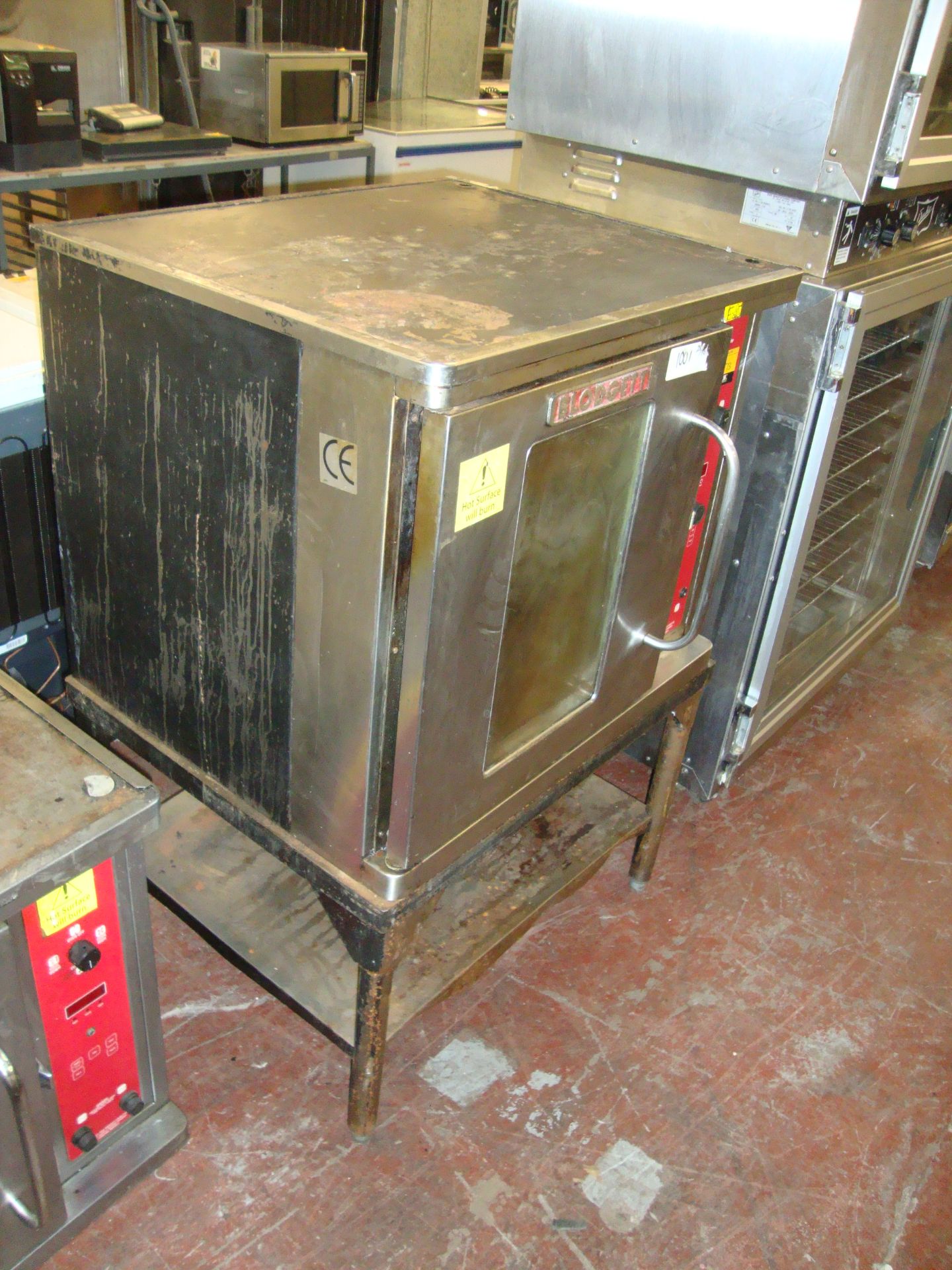 Blodgett oven on metal stand