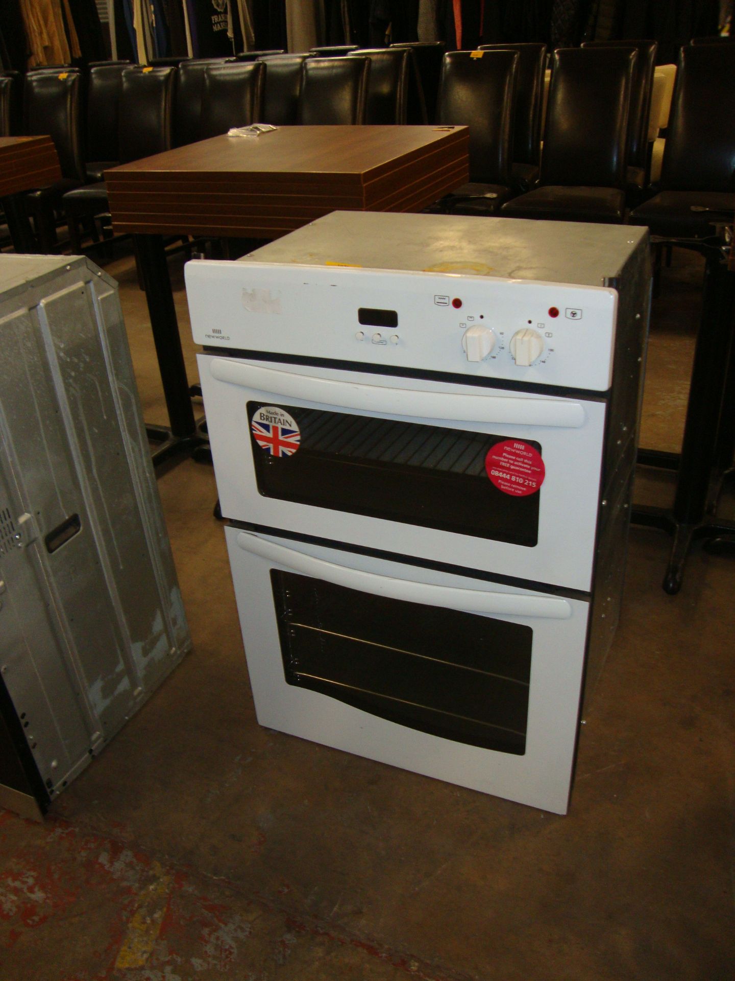 New World white integrated double oven - Bild 4 aus 4
