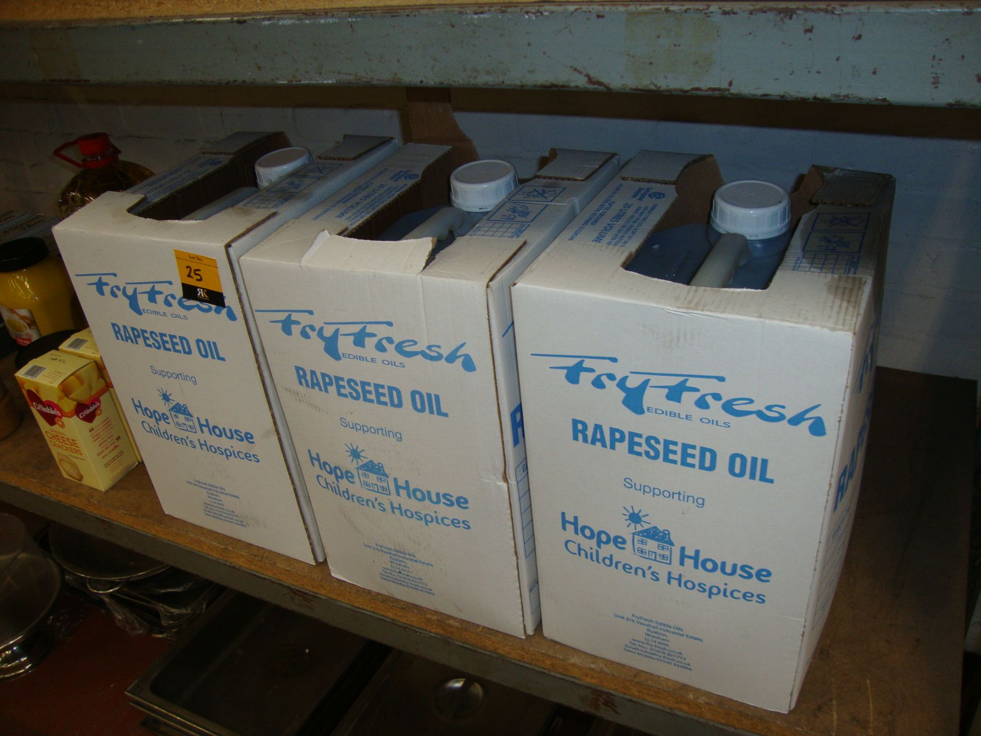 3 off 20 litre tubs of rapeseed oil - Image 3 of 3