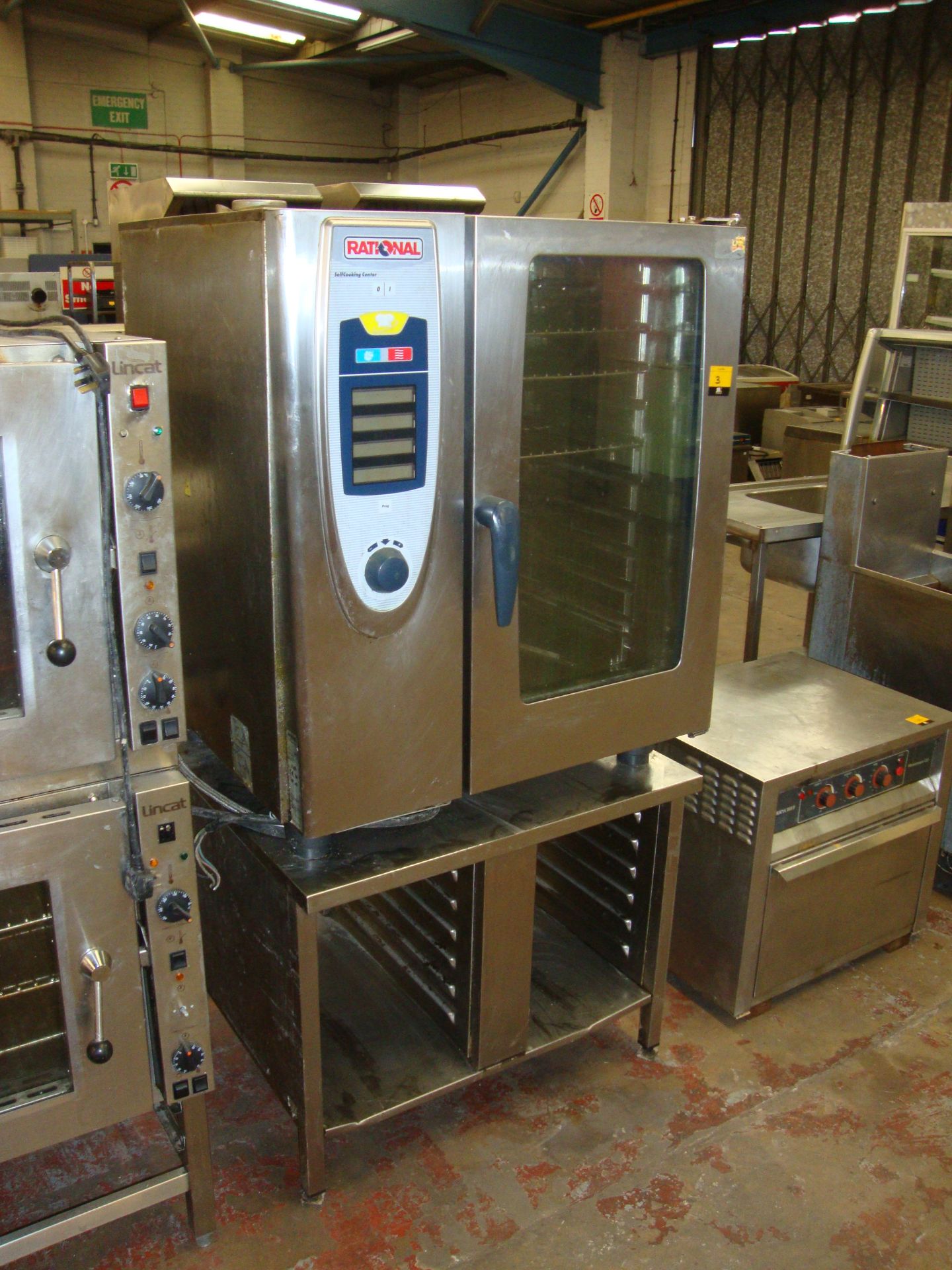 Rational self-cooking center model SCC101, on tray stand - Image 2 of 4