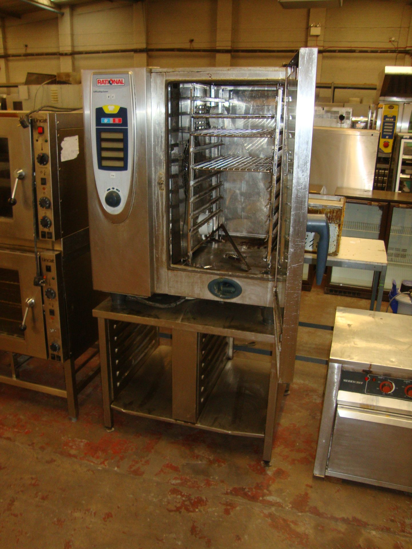 Rational self-cooking center model SCC101, on tray stand - Image 3 of 4