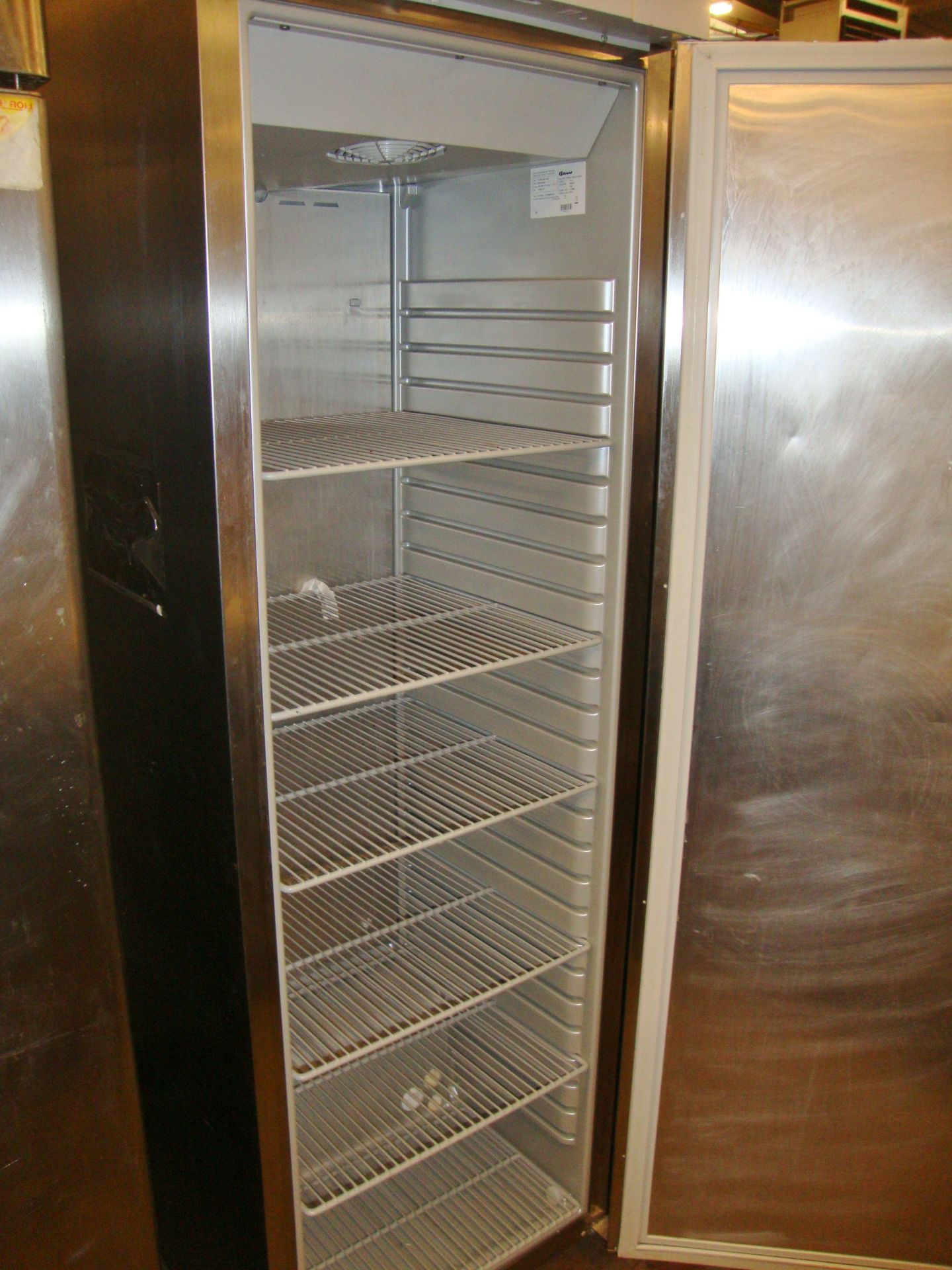 Gram K410 RGC6N stainless steel mobile fridge - Image 2 of 3