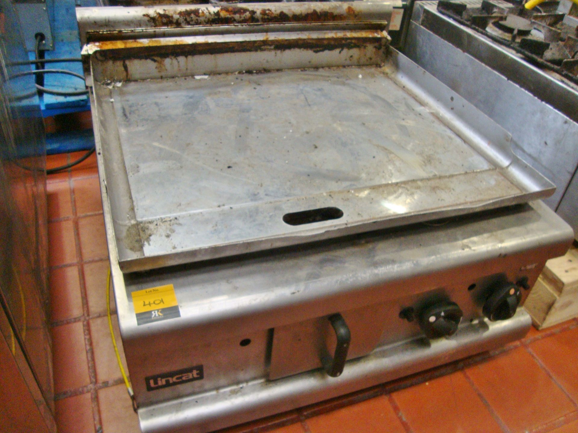 Lincat OG7203/N stainless steel bench top griddle unit - Image 2 of 4