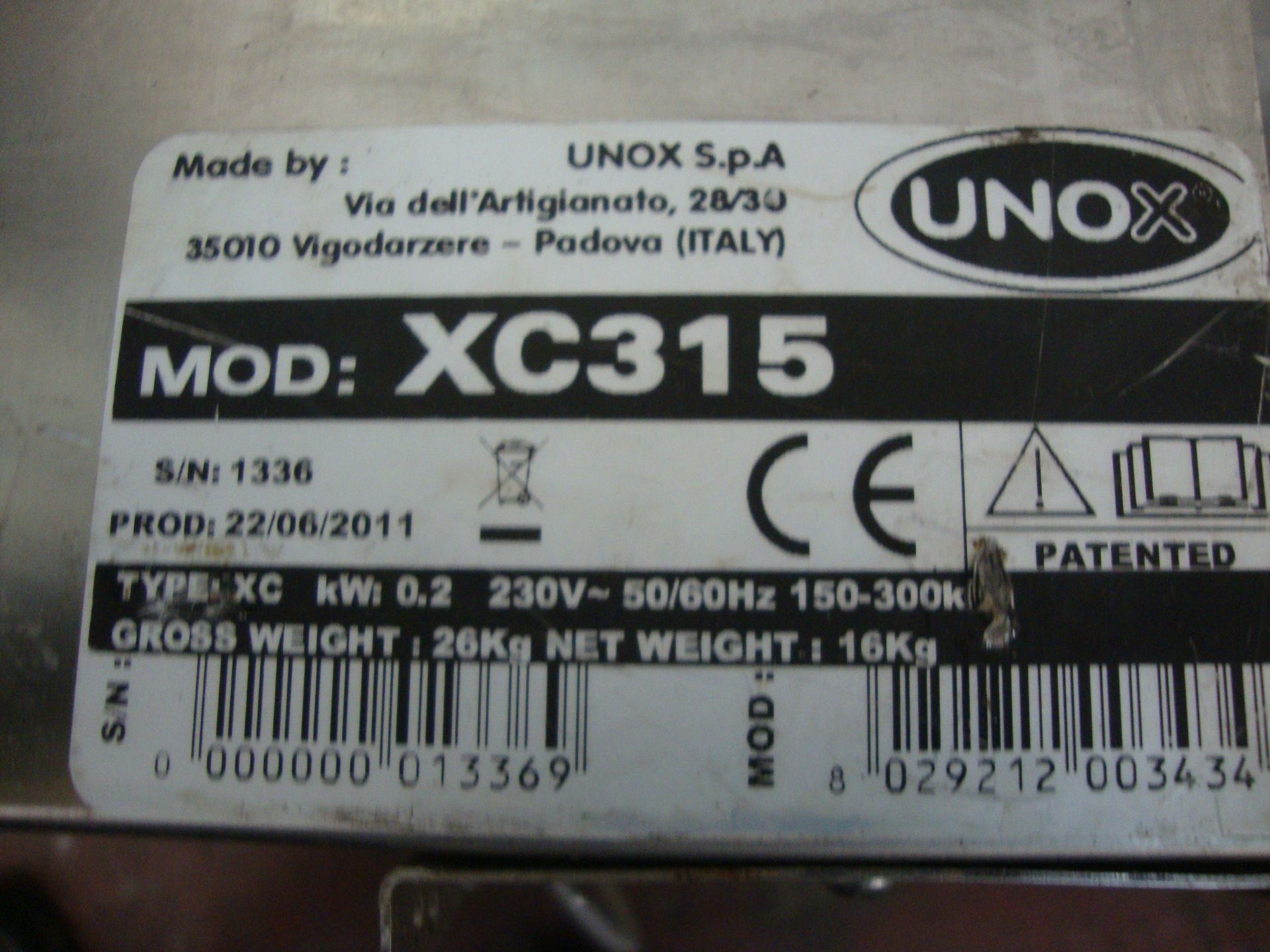 Unox XC315 extractor - Image 2 of 4