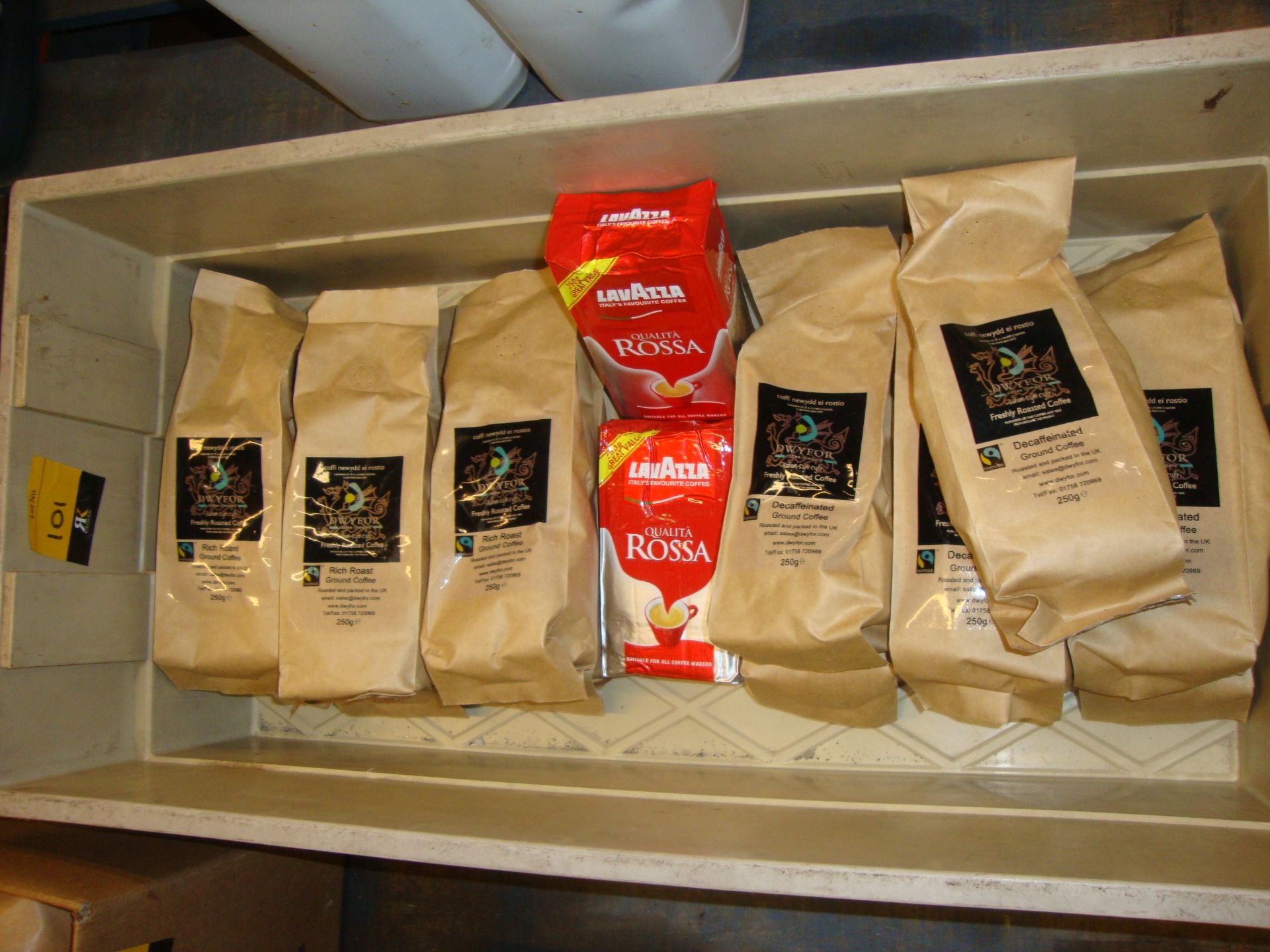 The contents of a crate of assorted ground coffee - Image 2 of 4