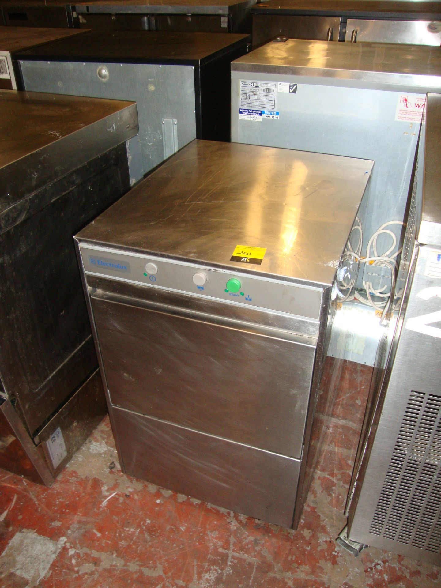 Electrolux NGWDPDD stainless steel glass washer
