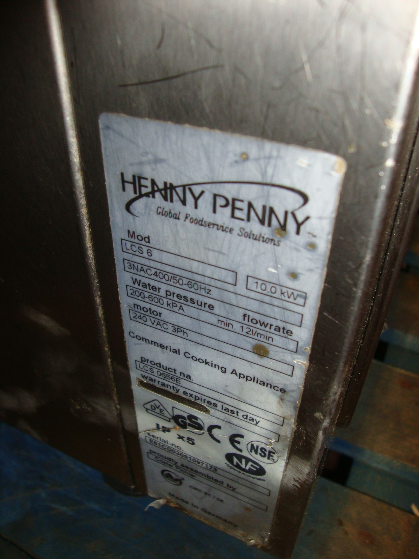 Henny Penny LCS combi-clima plus cook system, multifunction oven with touchscreen display - 6 - Image 3 of 5