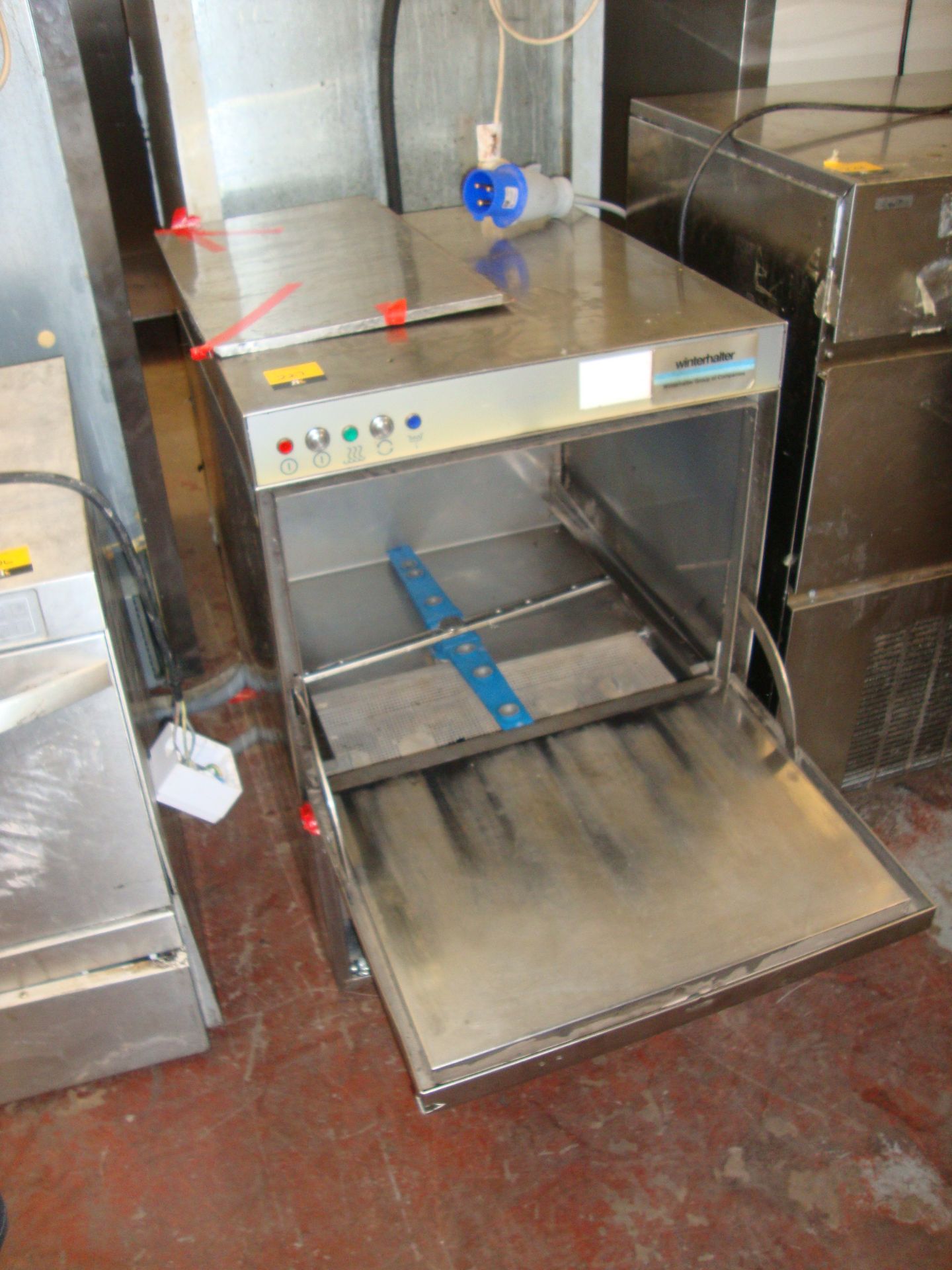 Winterhalter E308-V1 counter height stainless steel glass washer/dishwasher - all faults - Image 3 of 4