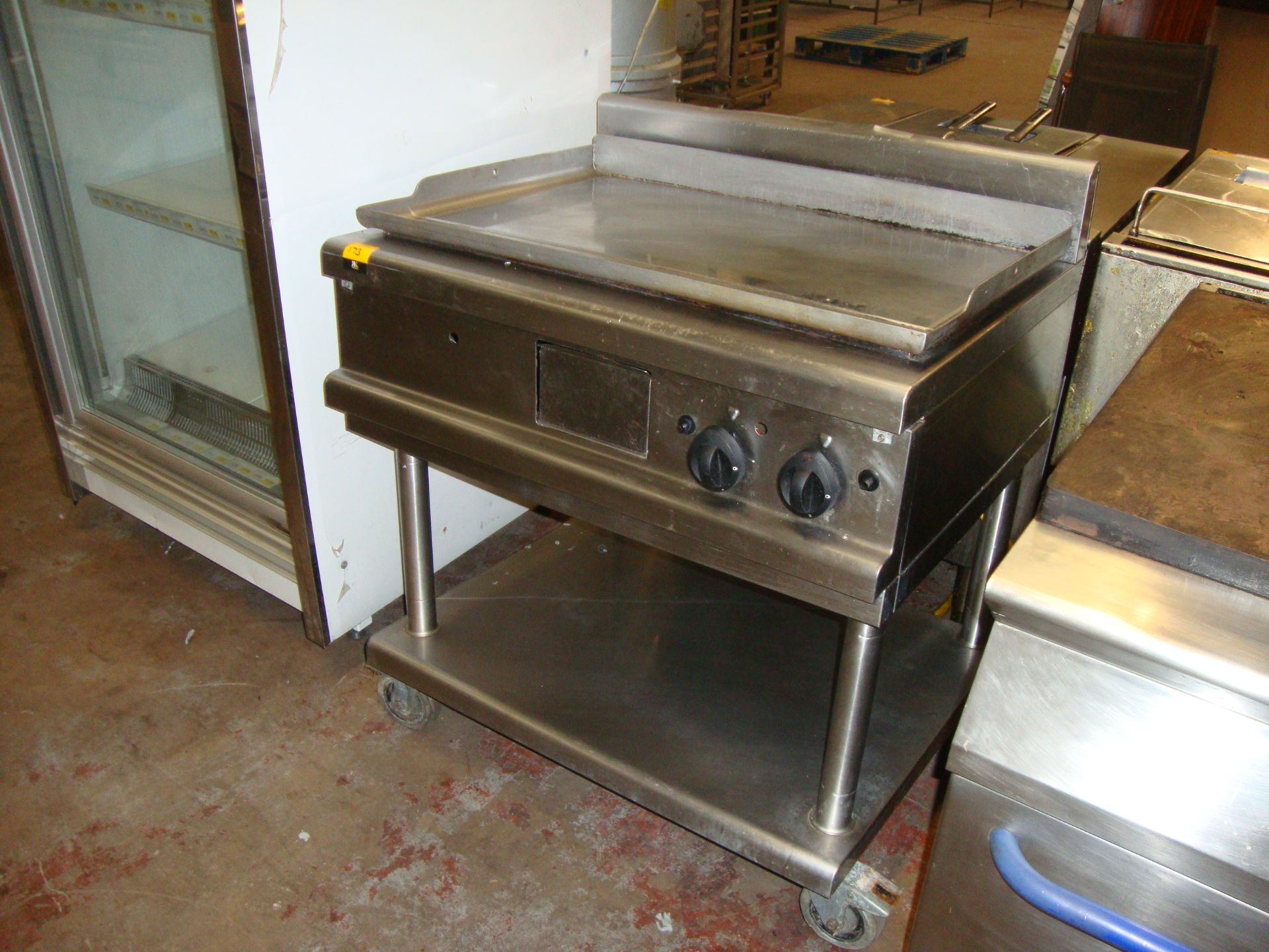 Stainless steel mobile griddle system