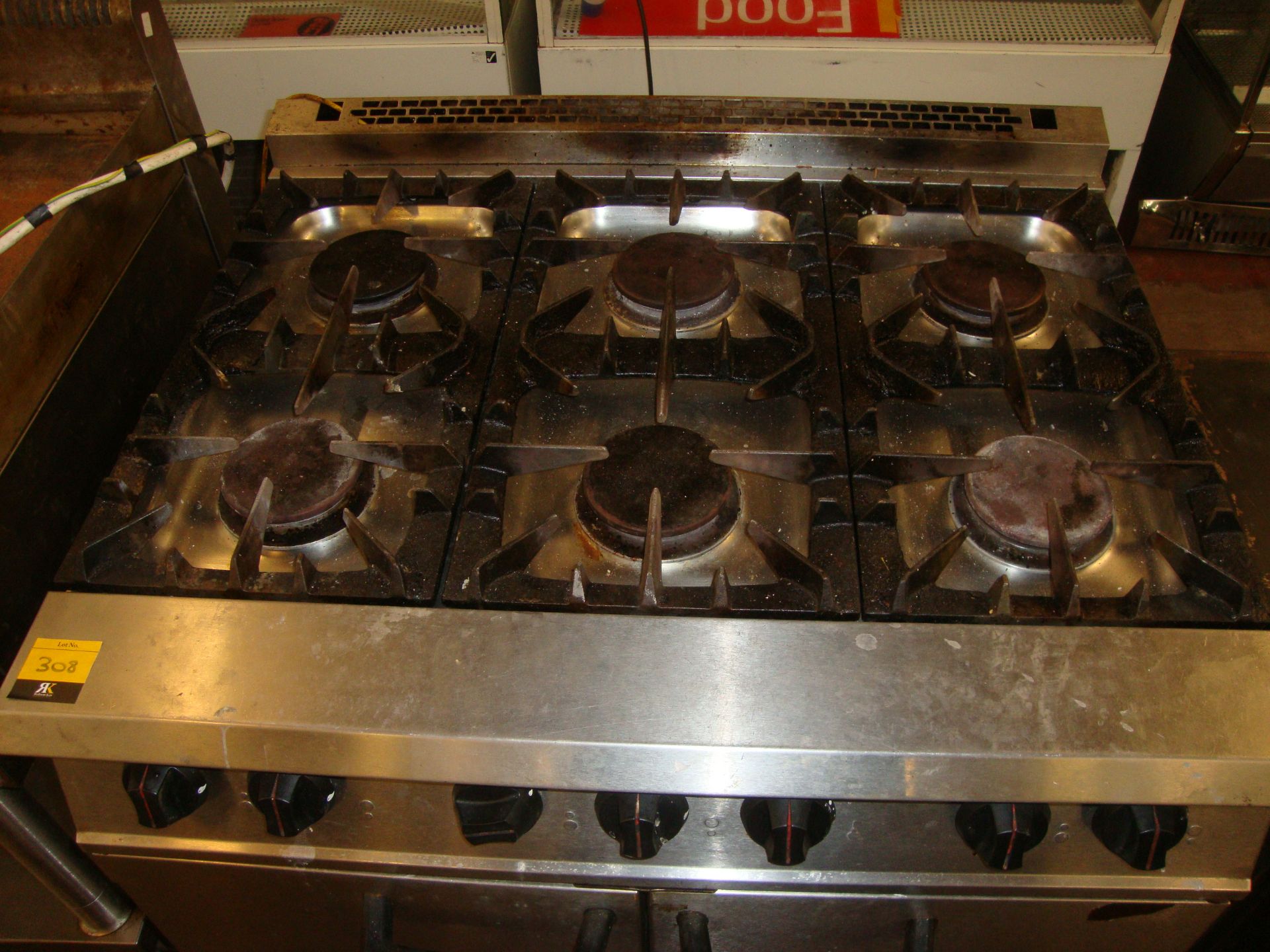 Falcon G2101EU-OT stainless steel 6 ring oven - Image 2 of 4