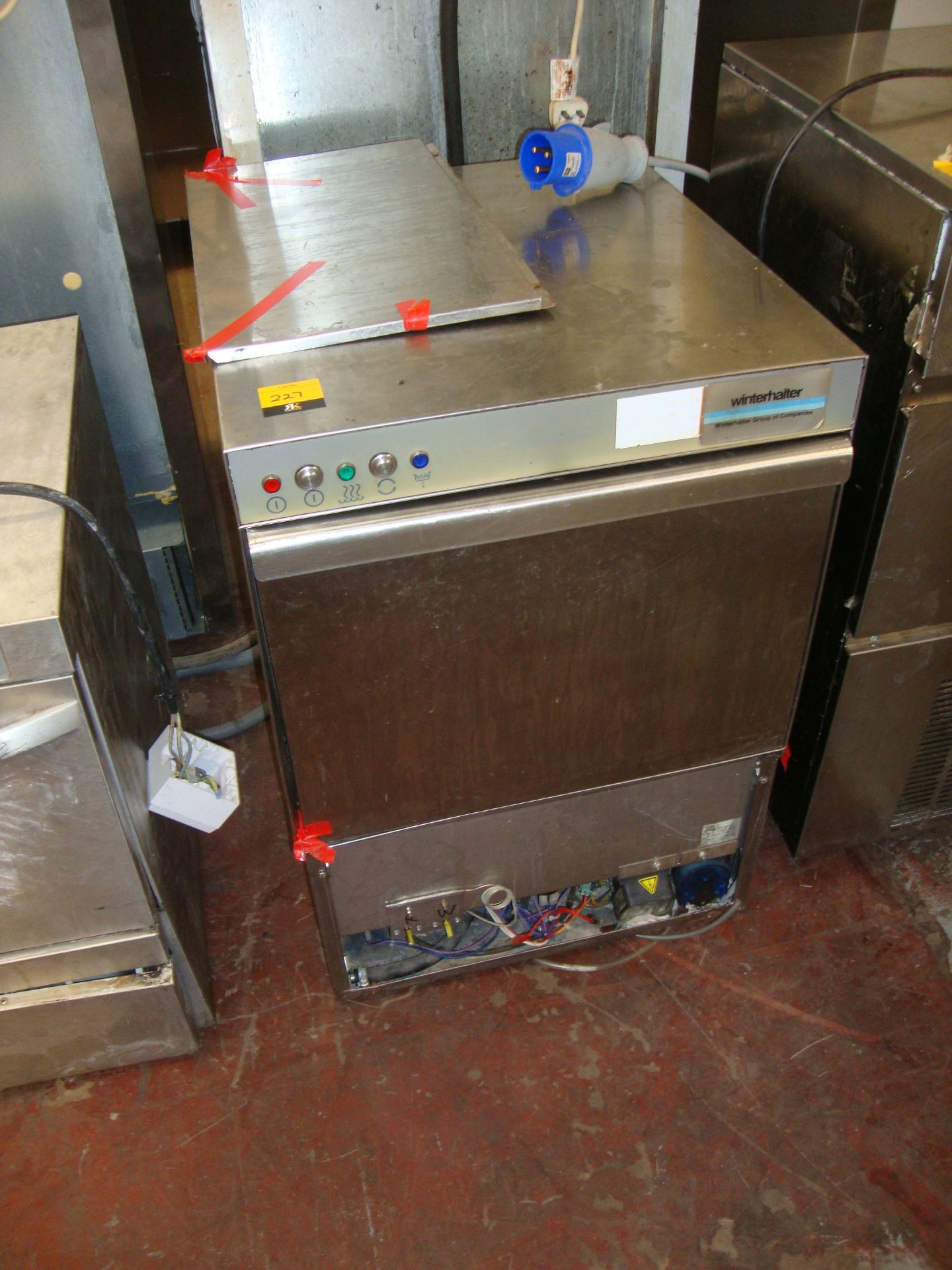 Winterhalter E308-V1 counter height stainless steel glass washer/dishwasher - all faults - Image 4 of 4