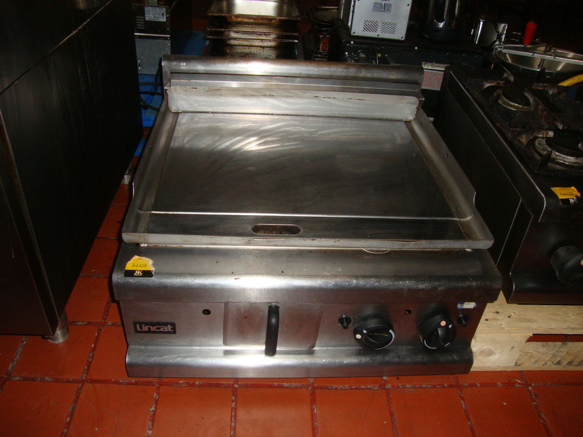 Lincat OG7203/N stainless steel bench top griddle unit