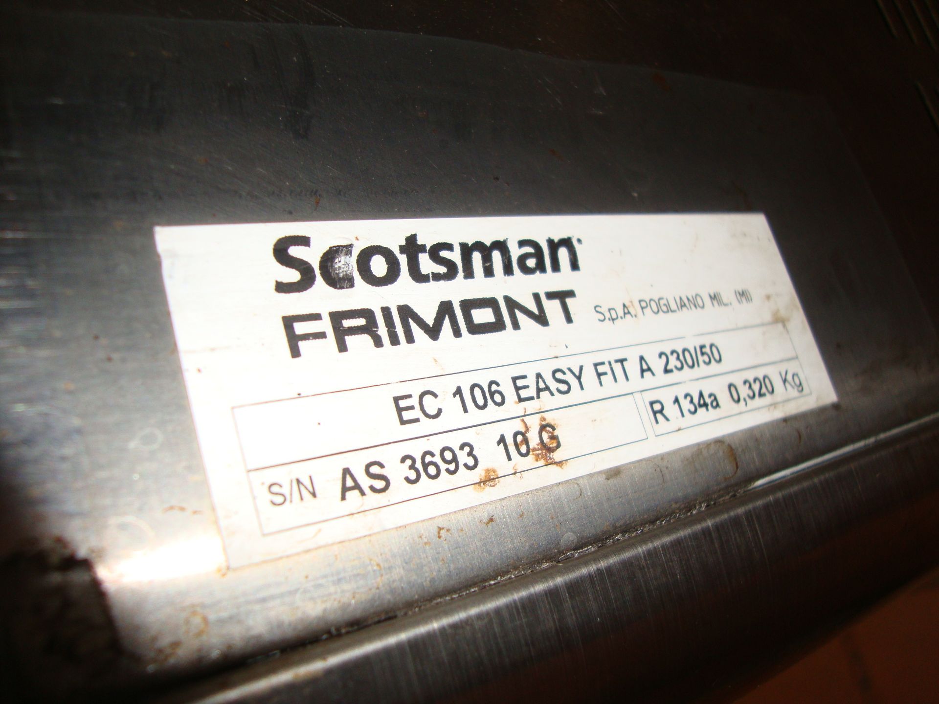 Scotsman EC106 floorstanding stainless steel commercial ice machine - Image 5 of 5