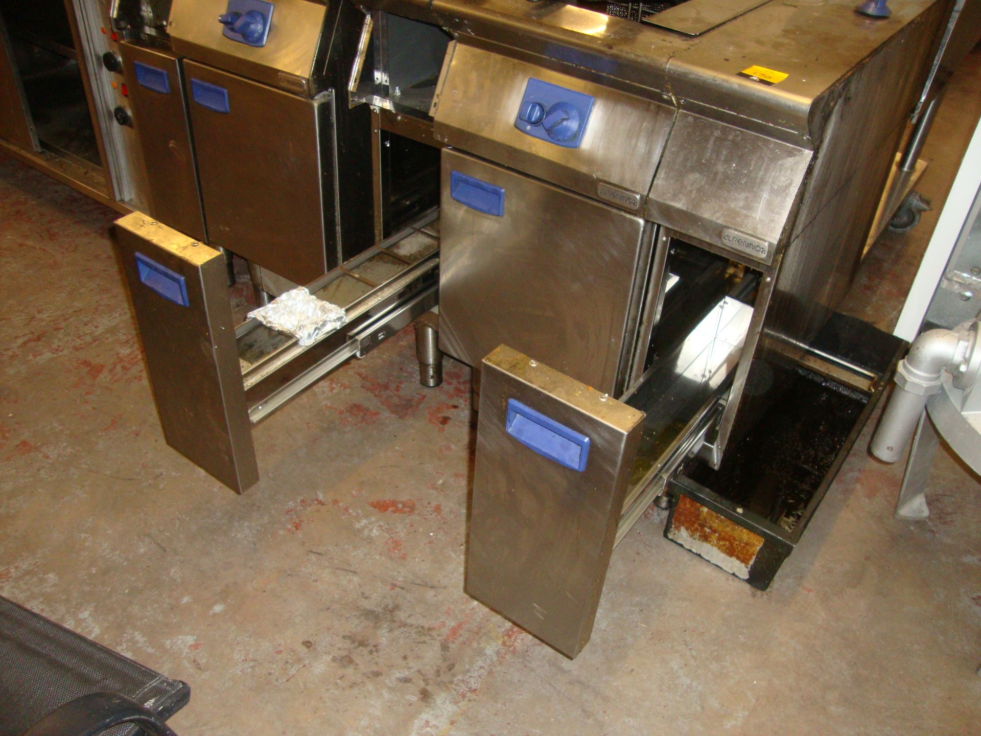 Alpenino8 stainless steel double deep fat fryer - Image 5 of 6