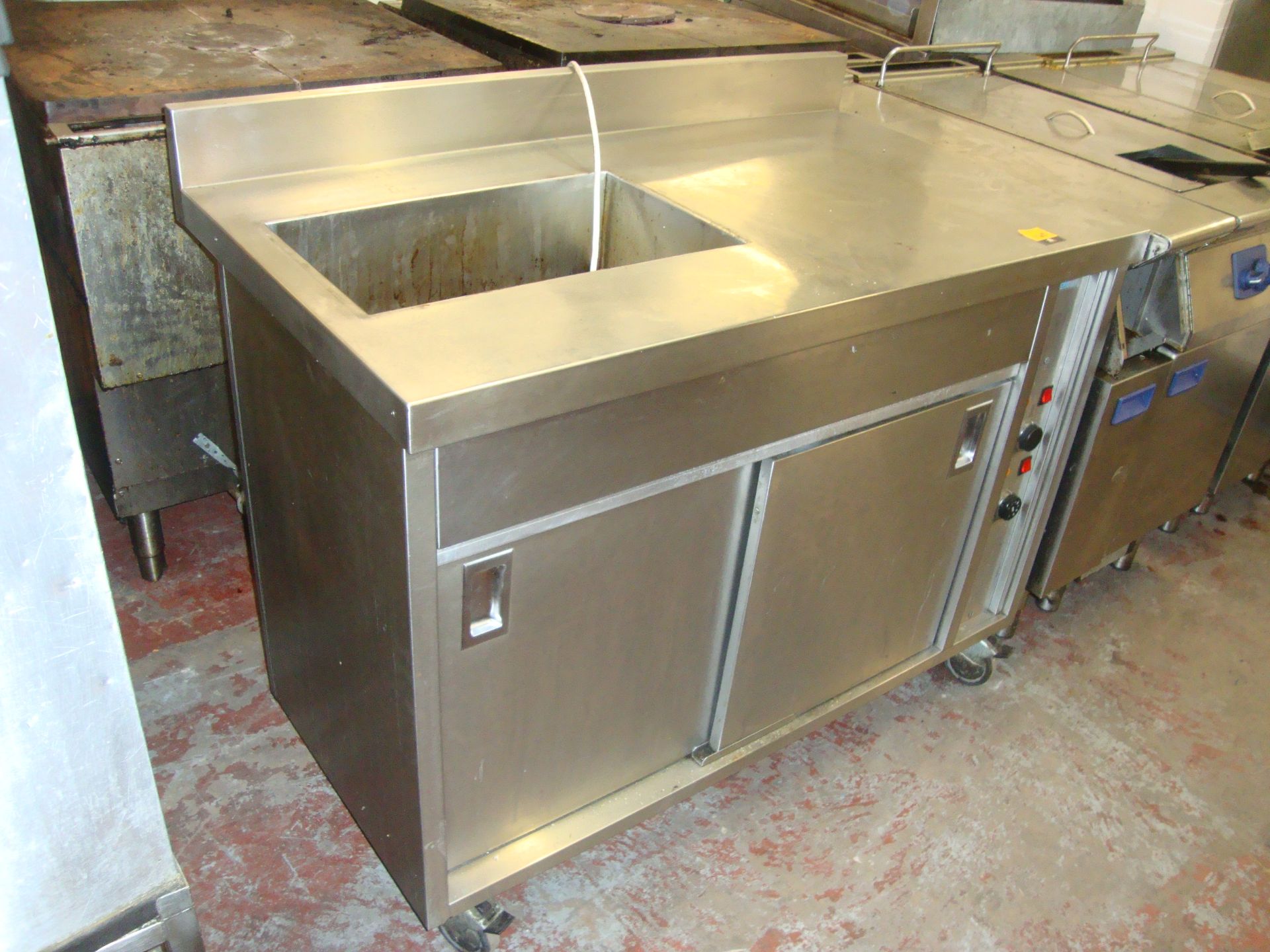 Stainless steel mobile warming system