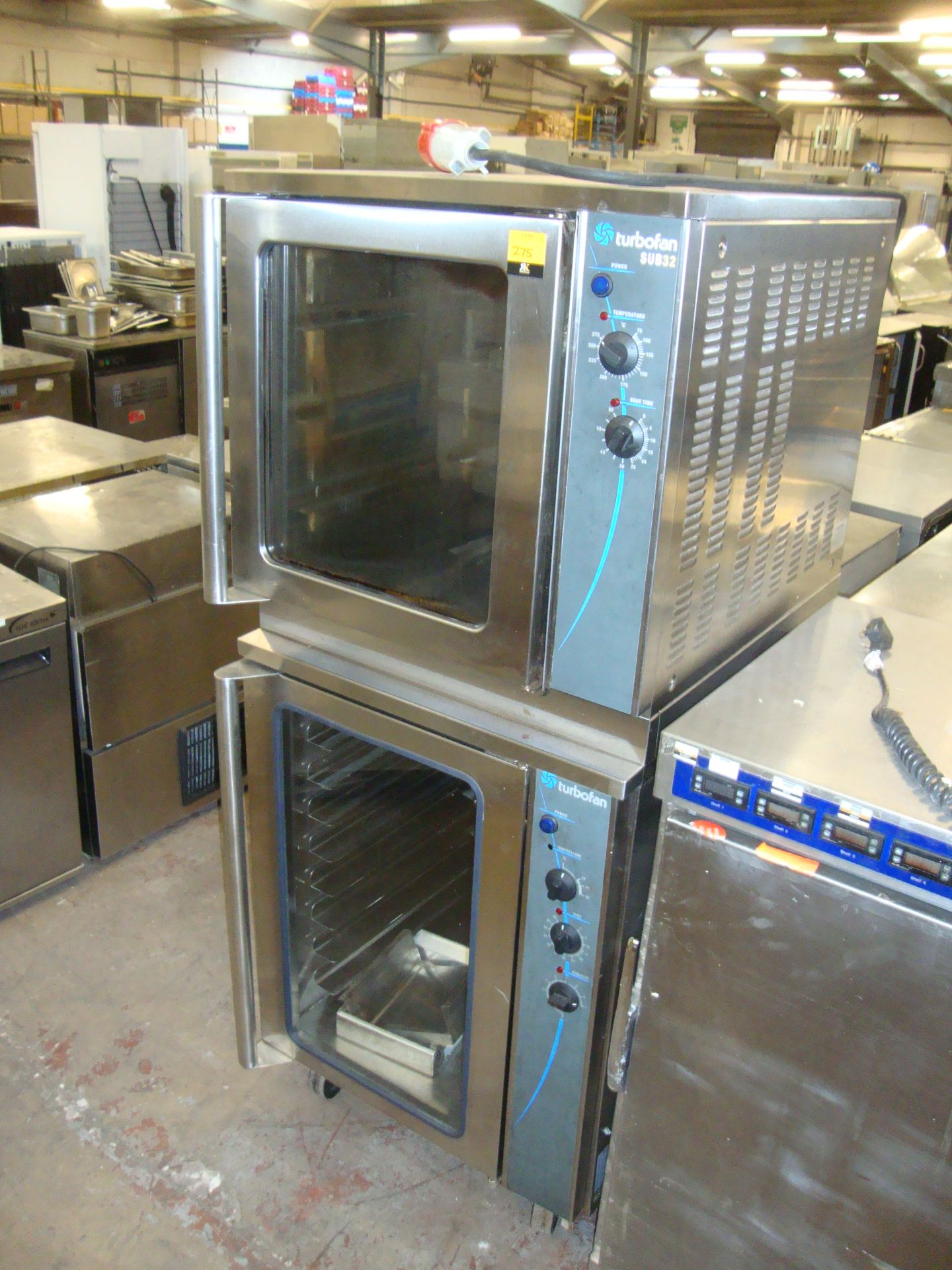 Moffat E32 Sub turbo fan sub 32 twin oven system