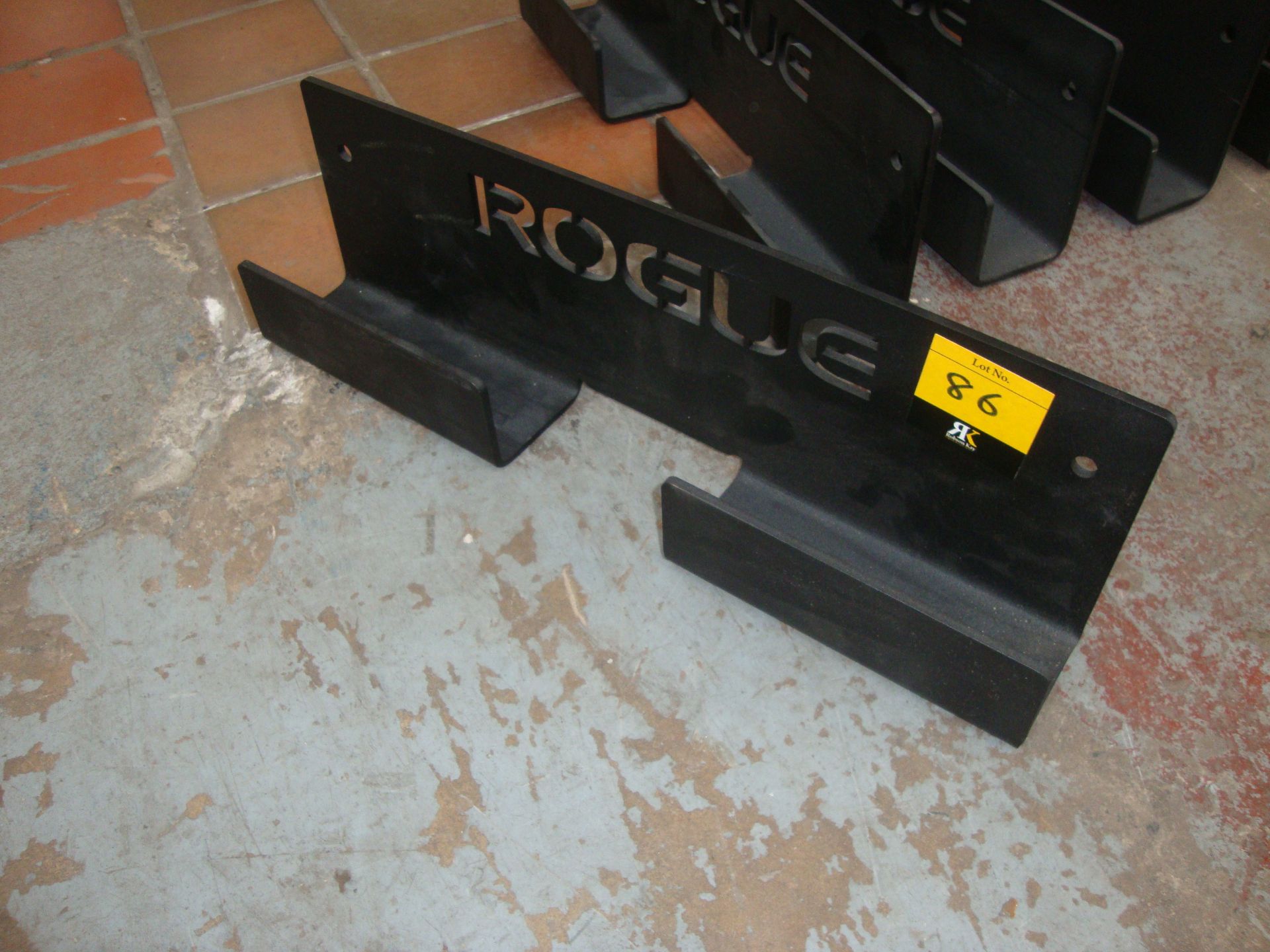 6 off Rogue rower hangers, understood to have been purchased new less than 12 months ago in December