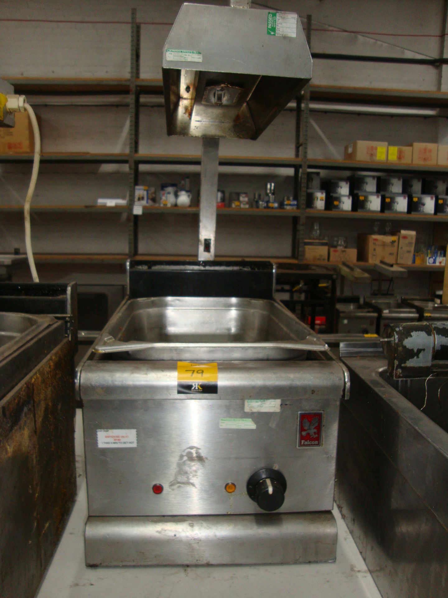 Falcon stainless steel bench top bain marie. IMPORTANT: Please remember goods successfully bid - Image 2 of 2