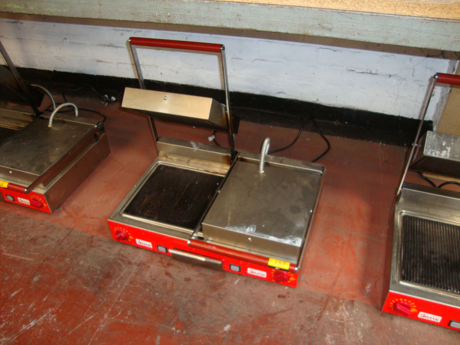 Sirman commercial benchtop twin panini makerIMPORTANT: Please remember goods successfully bid upon