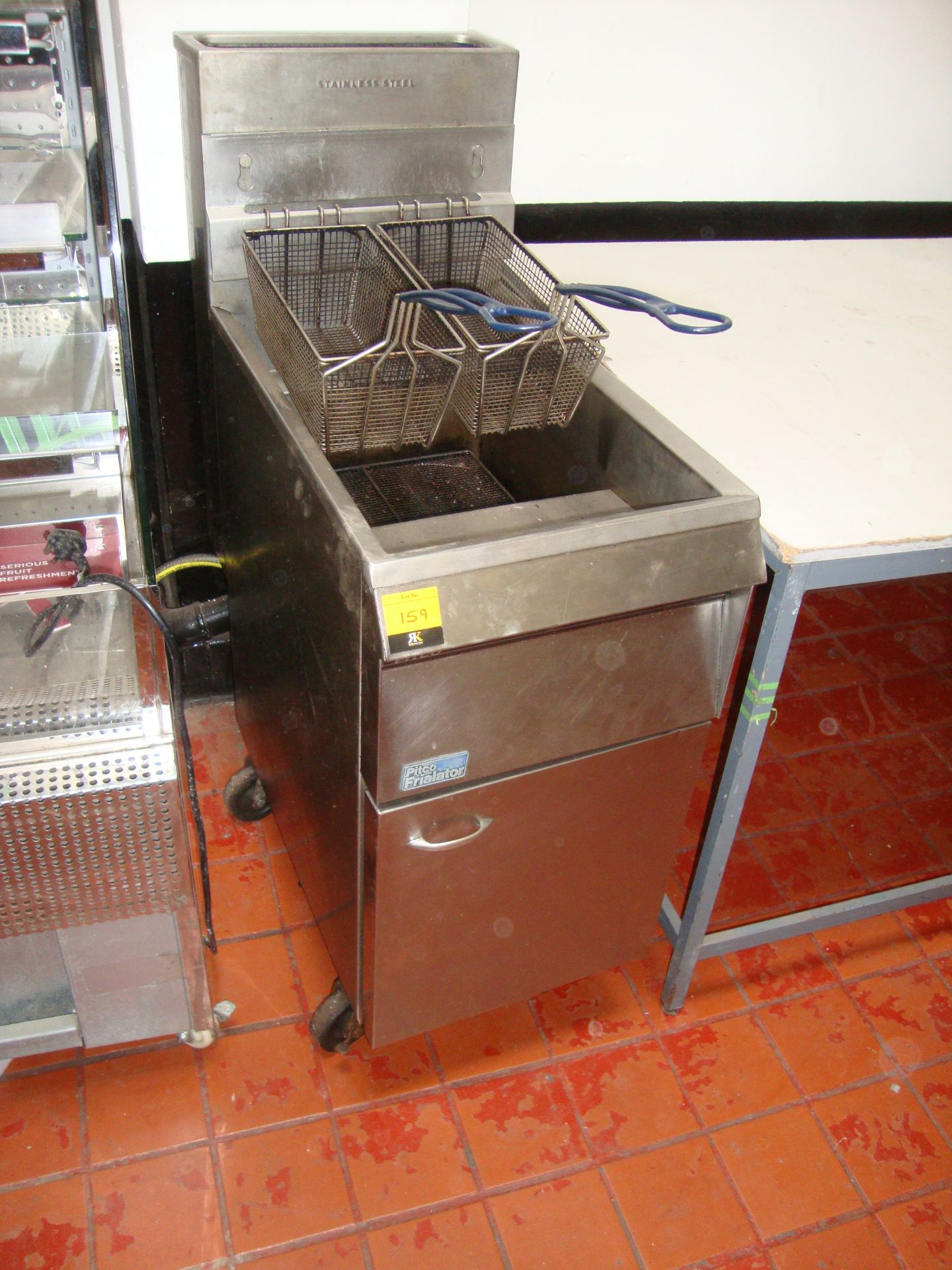 Pitco Frialator stainless steel floor standing twin deep fat fryerIMPORTANT: Please remember goods