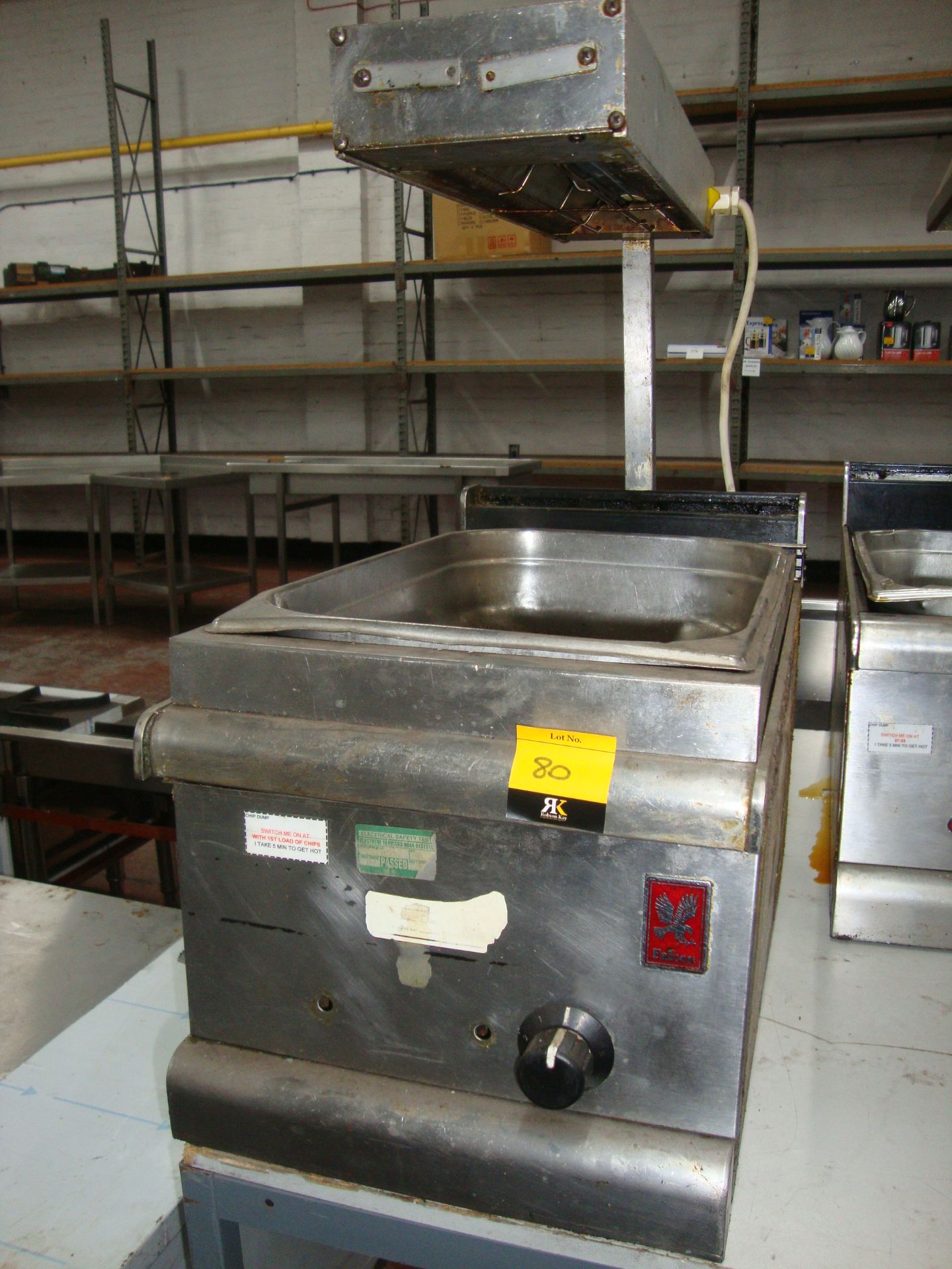 Falcon stainless steel bench top bain marie. IMPORTANT: Please remember goods successfully bid upon - Image 2 of 2