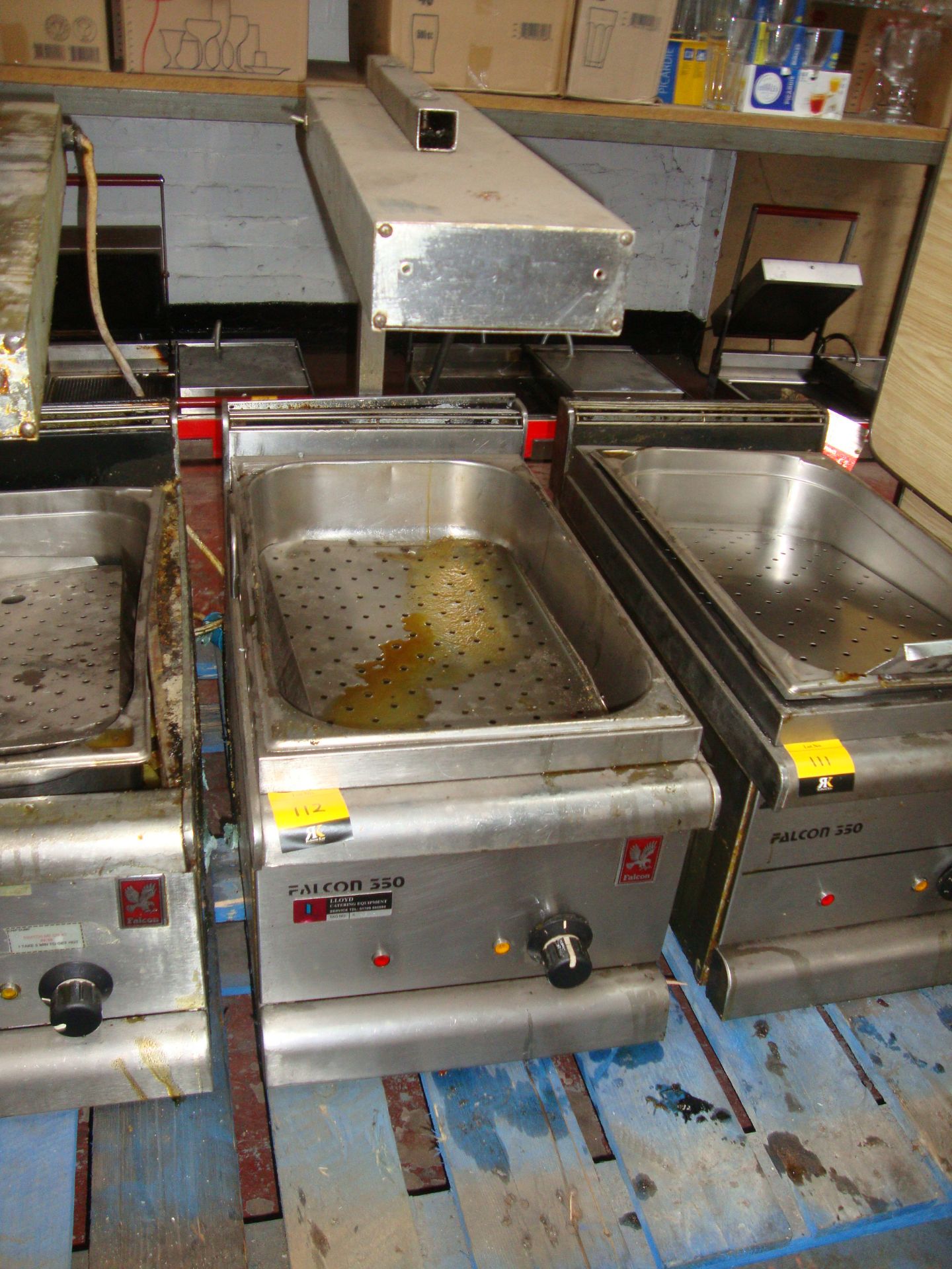 Falcon 350 stainless steel commercial bench top bain marie. IMPORTANT: Please remember goods - Image 2 of 2