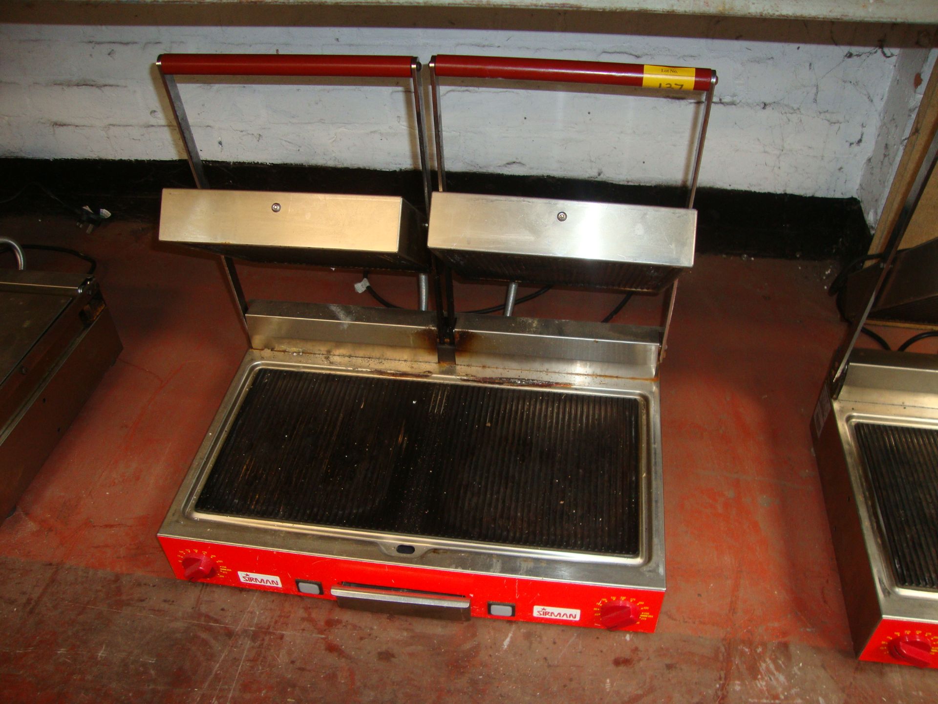 Sirman commercial benchtop twin panini makerIMPORTANT: Please remember goods successfully bid upon - Image 2 of 2