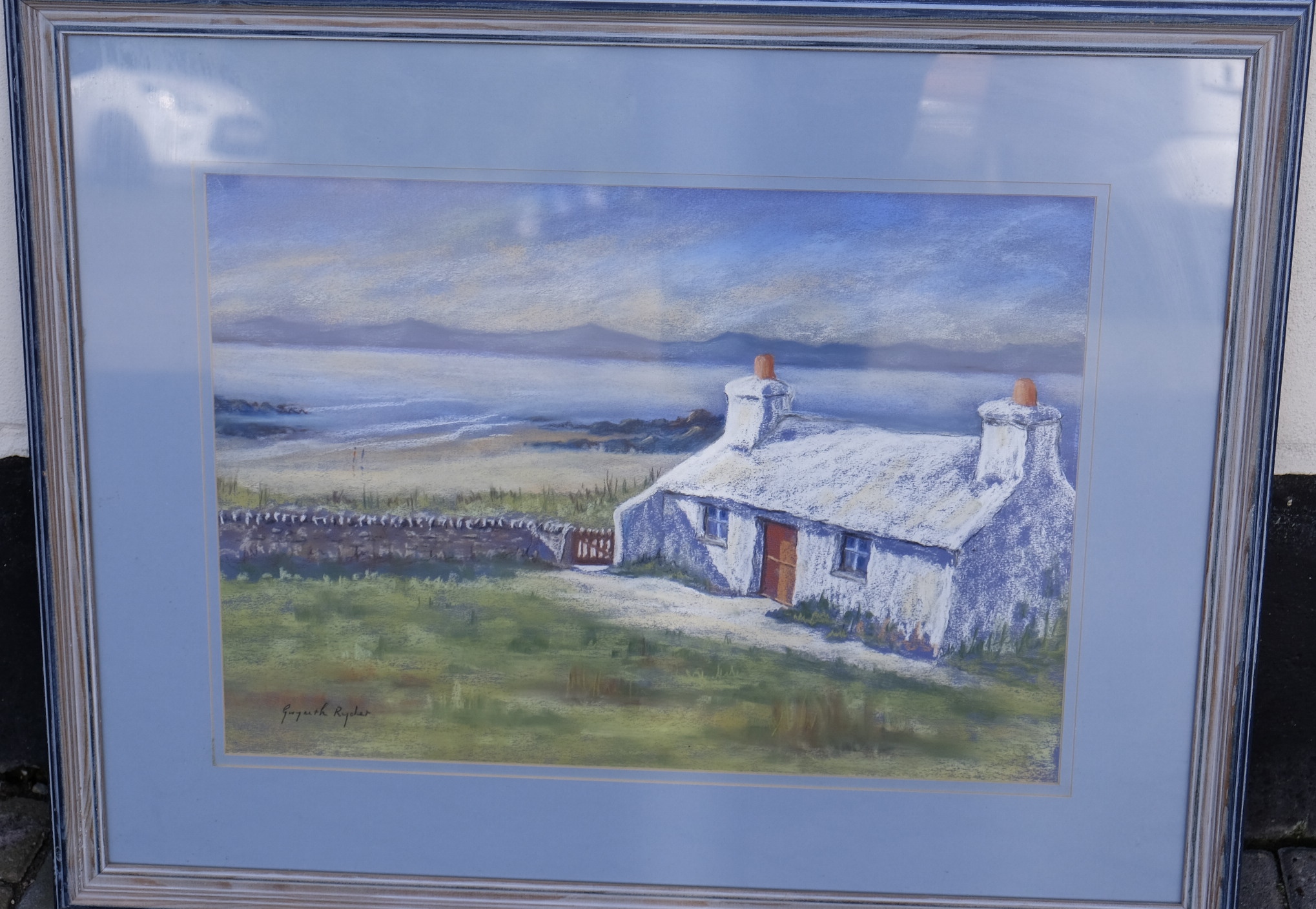 Gwyneth Ryder - Tyn-Towyn, Porth Nobla, Anglesey. 2004, pastel. 20" x 14". Signed on front bottom